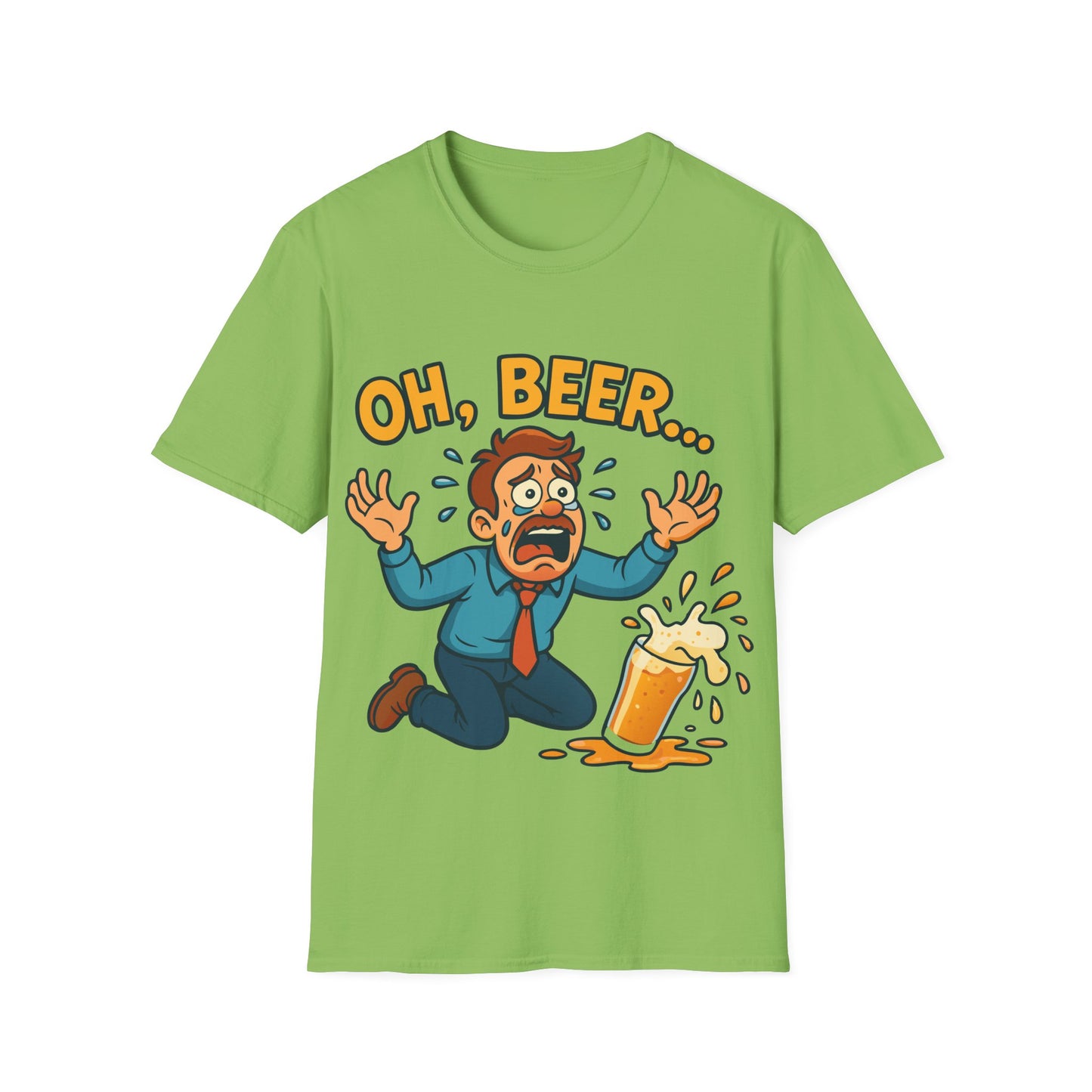 Unisex Softstyle T-Shirt - "Oh, beer..."