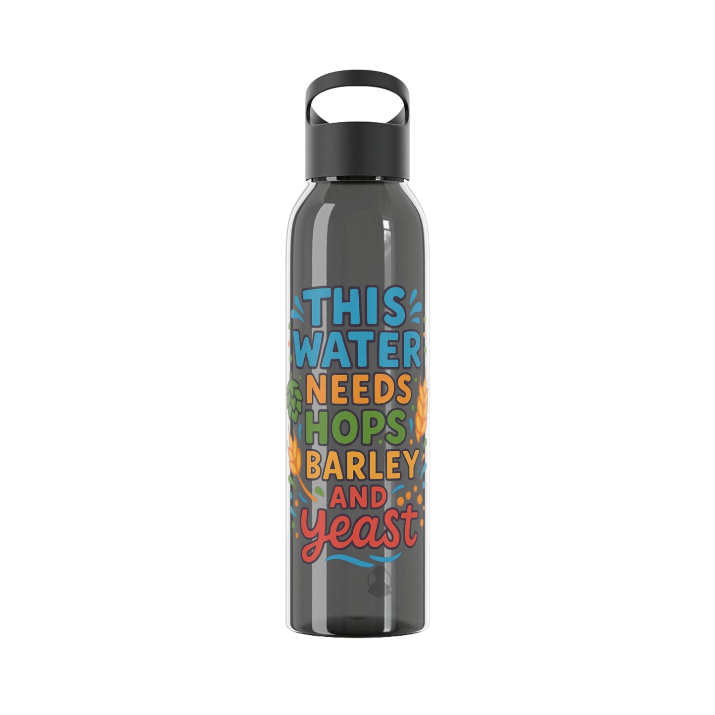 Waterfles voor bierliefhebbers (doorzichtig)