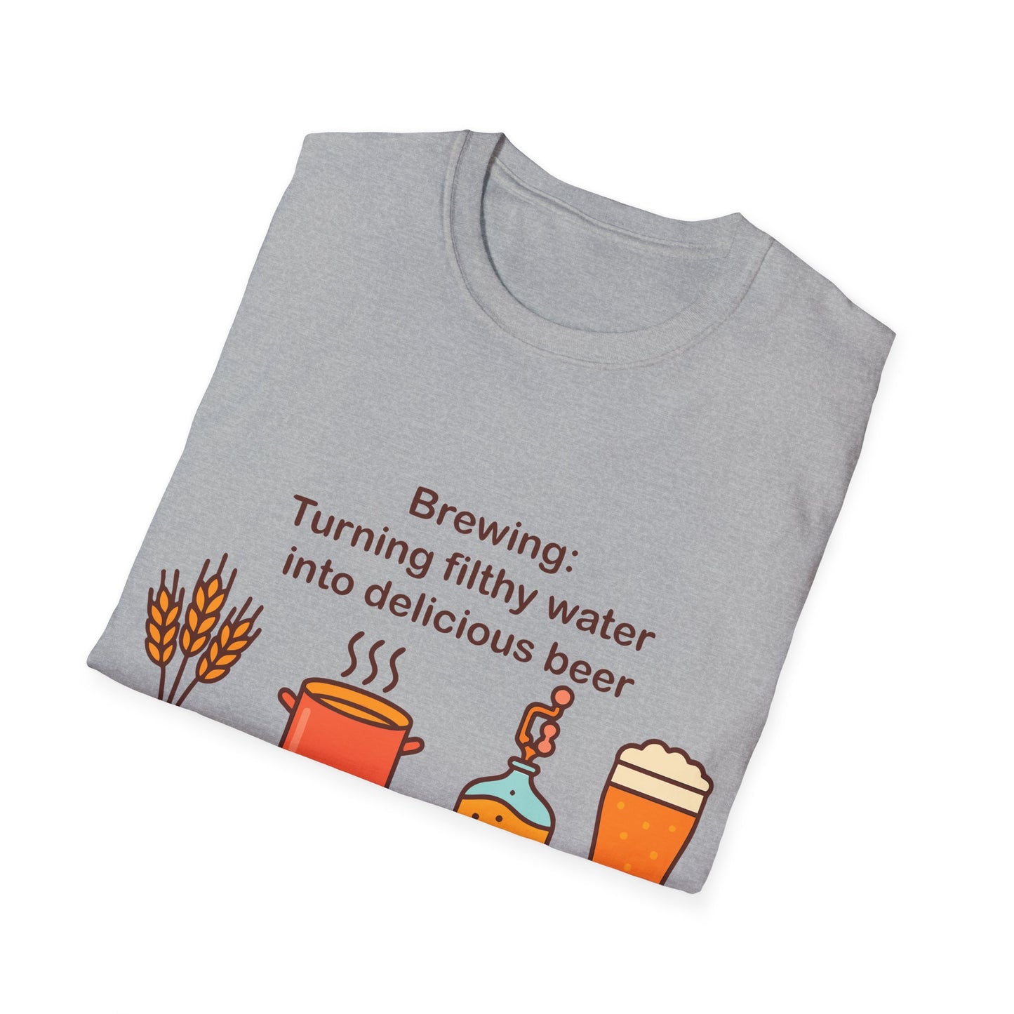Unisex Softstyle T-Shirt – Brewing Process