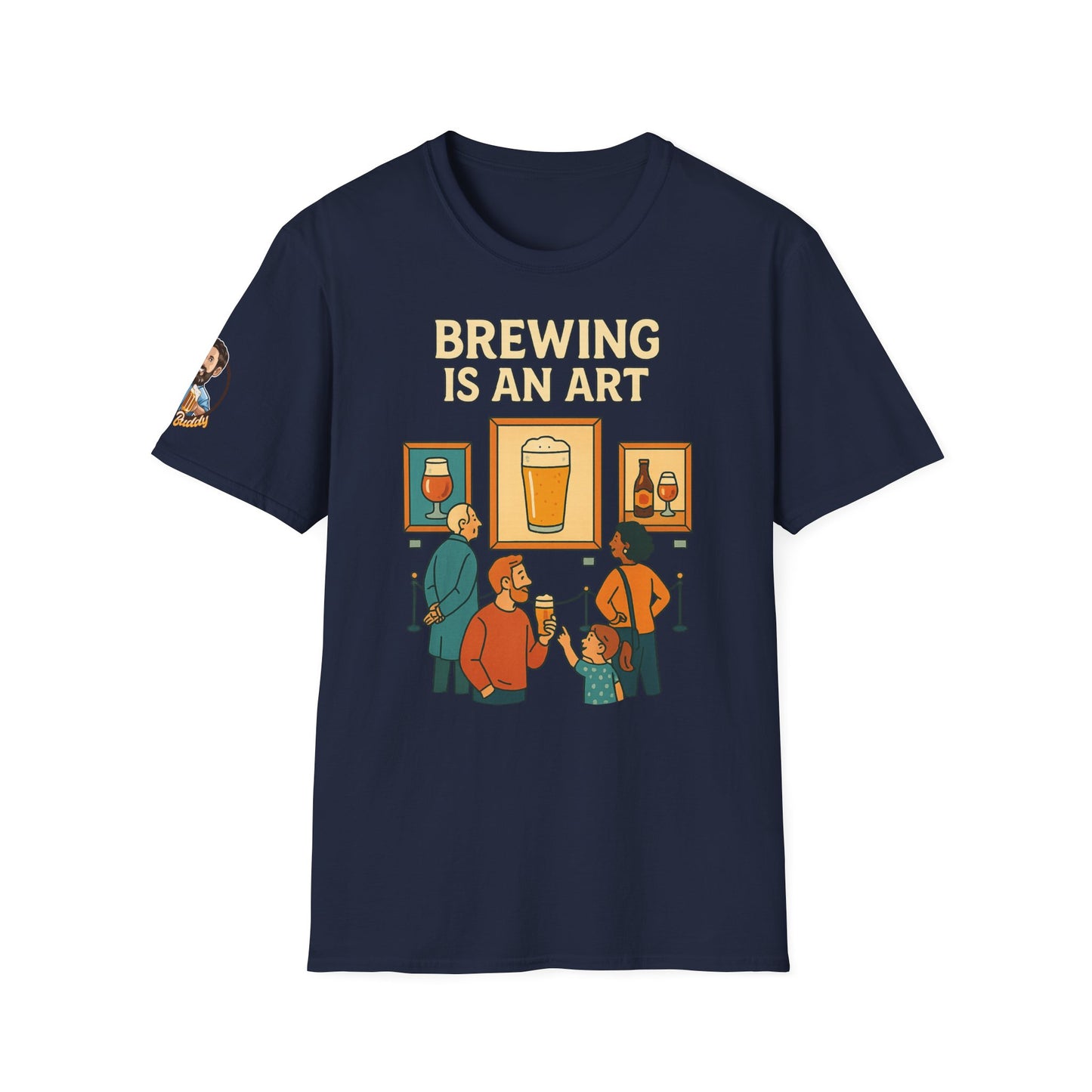Unisex Softstyle T-Shirt - Brewing is an art
