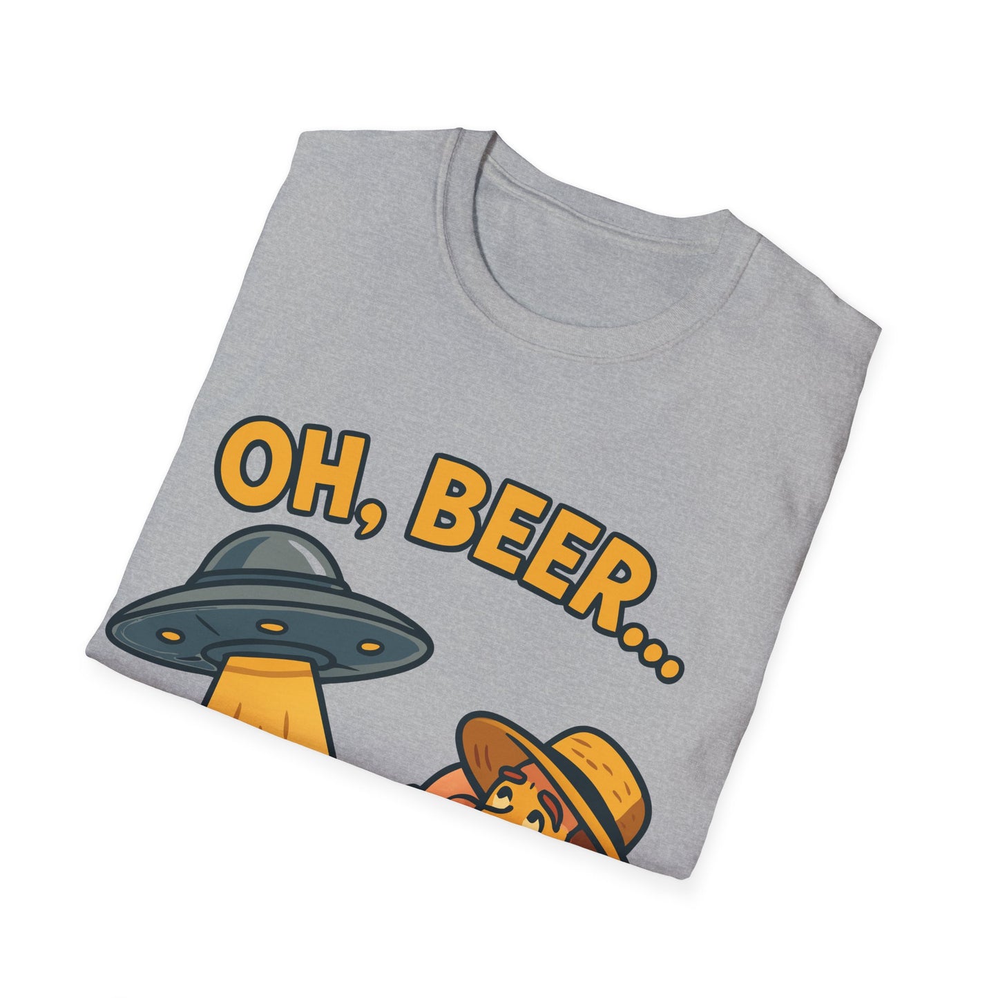 Unisex soft-style T-Shirt - "Oh, Beer... Oh beer..."