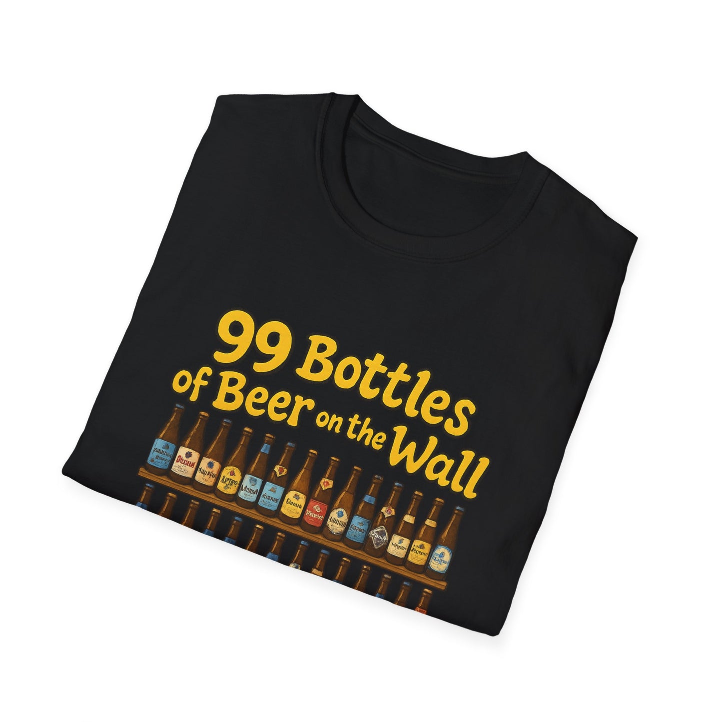 Unisex Soft-style T-Shirt - "99 bottles of beer on the wall"
