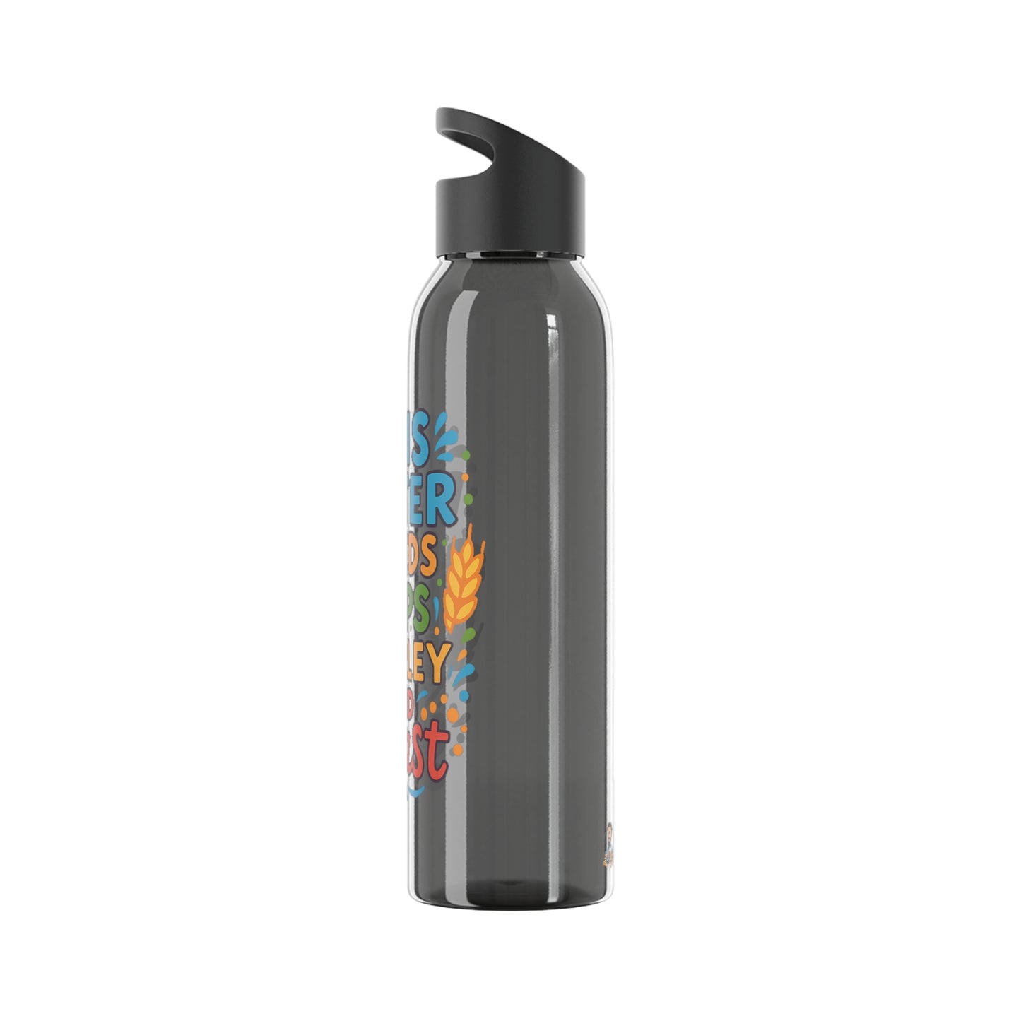 Waterfles voor bierliefhebbers (doorzichtig)