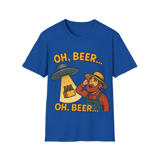 Unisex soft-style T-Shirt - "Oh, Beer... Oh beer..."
