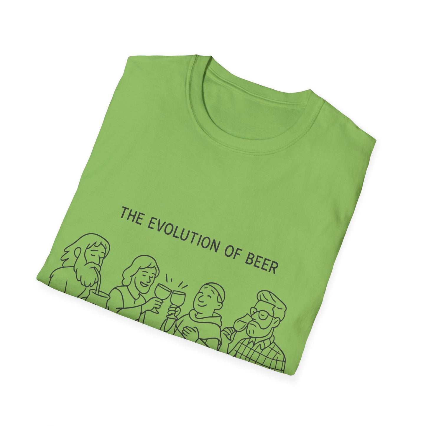 Unisex Softstyle T-Shirt - The evolution of beer