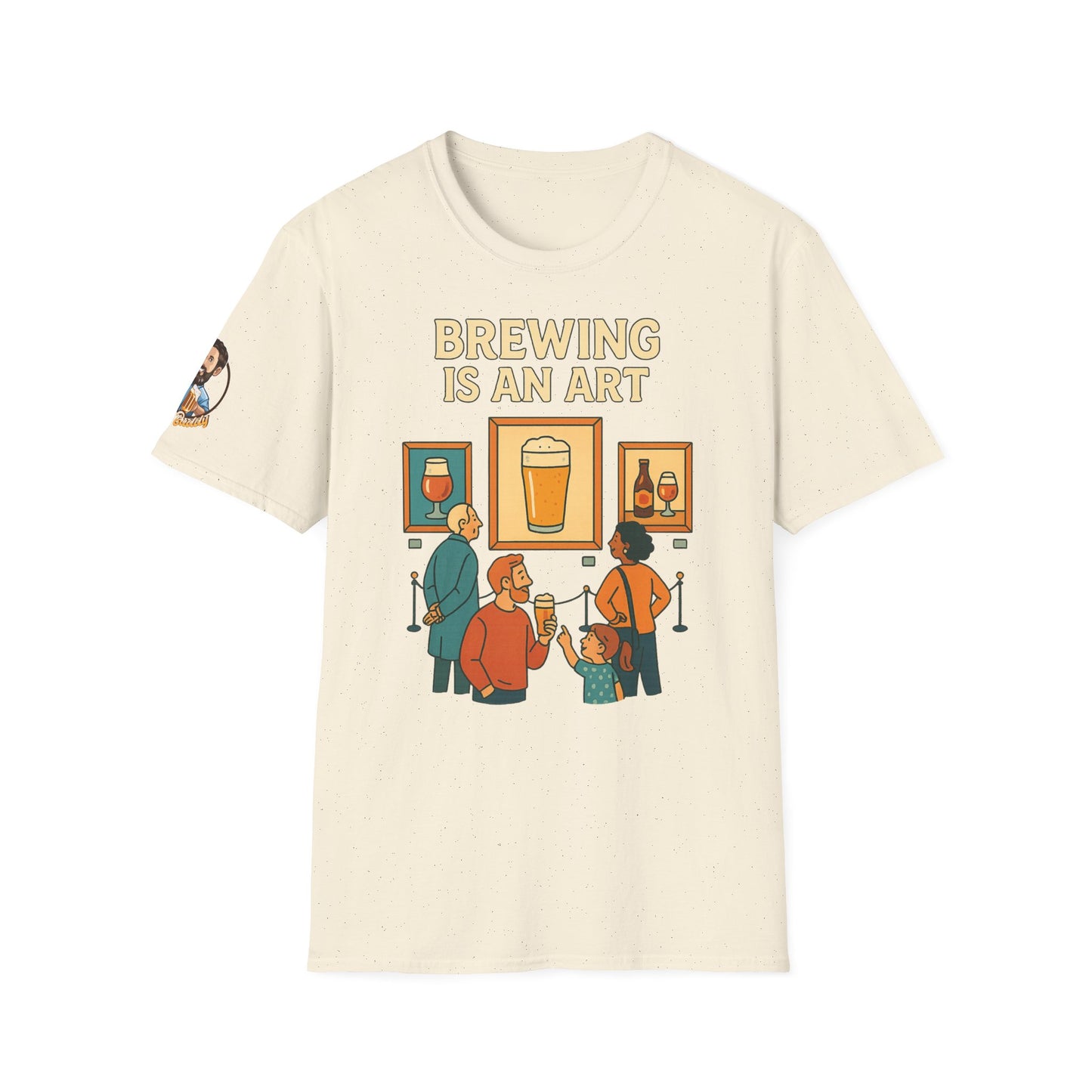 Unisex Softstyle T-Shirt - Brewing is an art