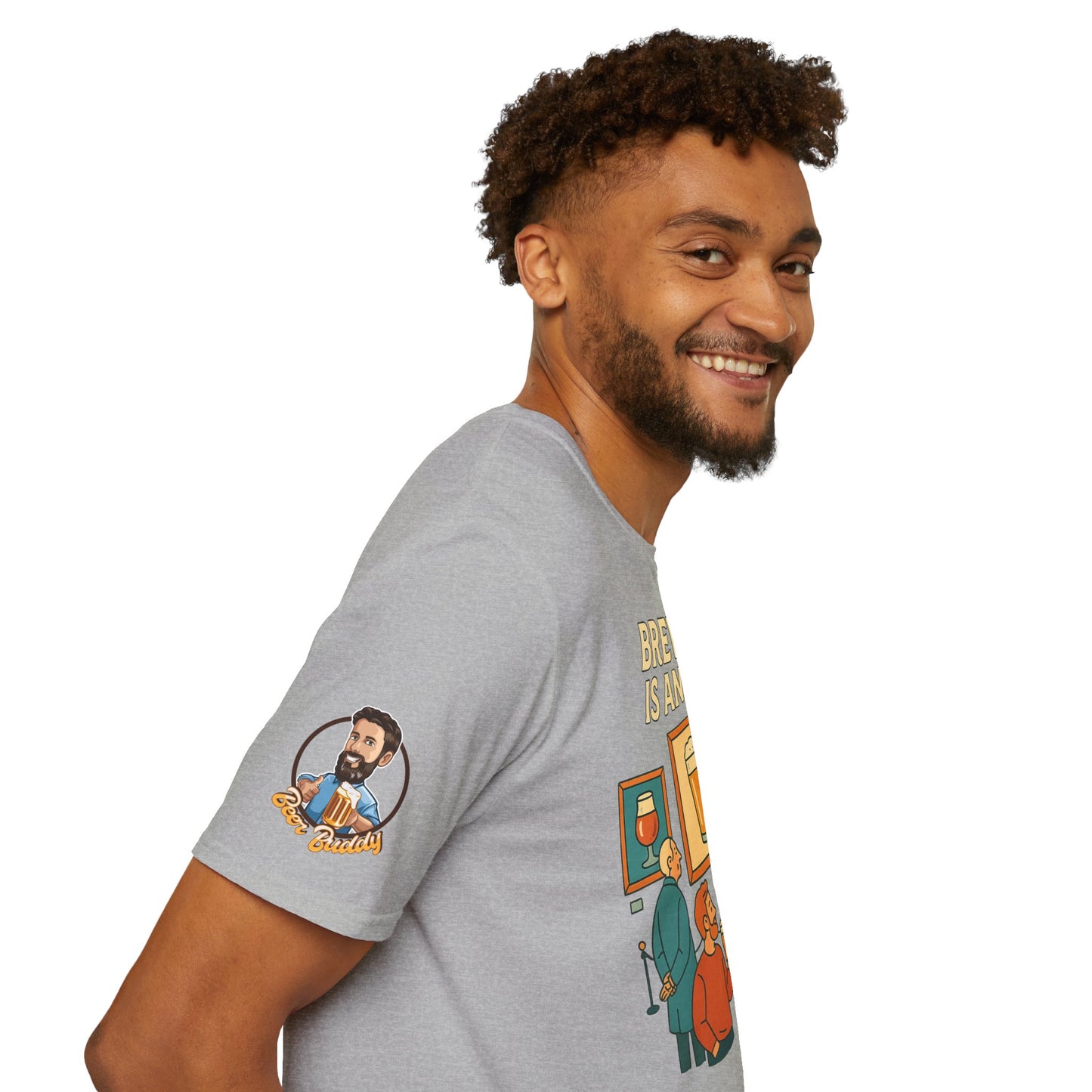 Unisex Softstyle T-Shirt - Brewing is an art