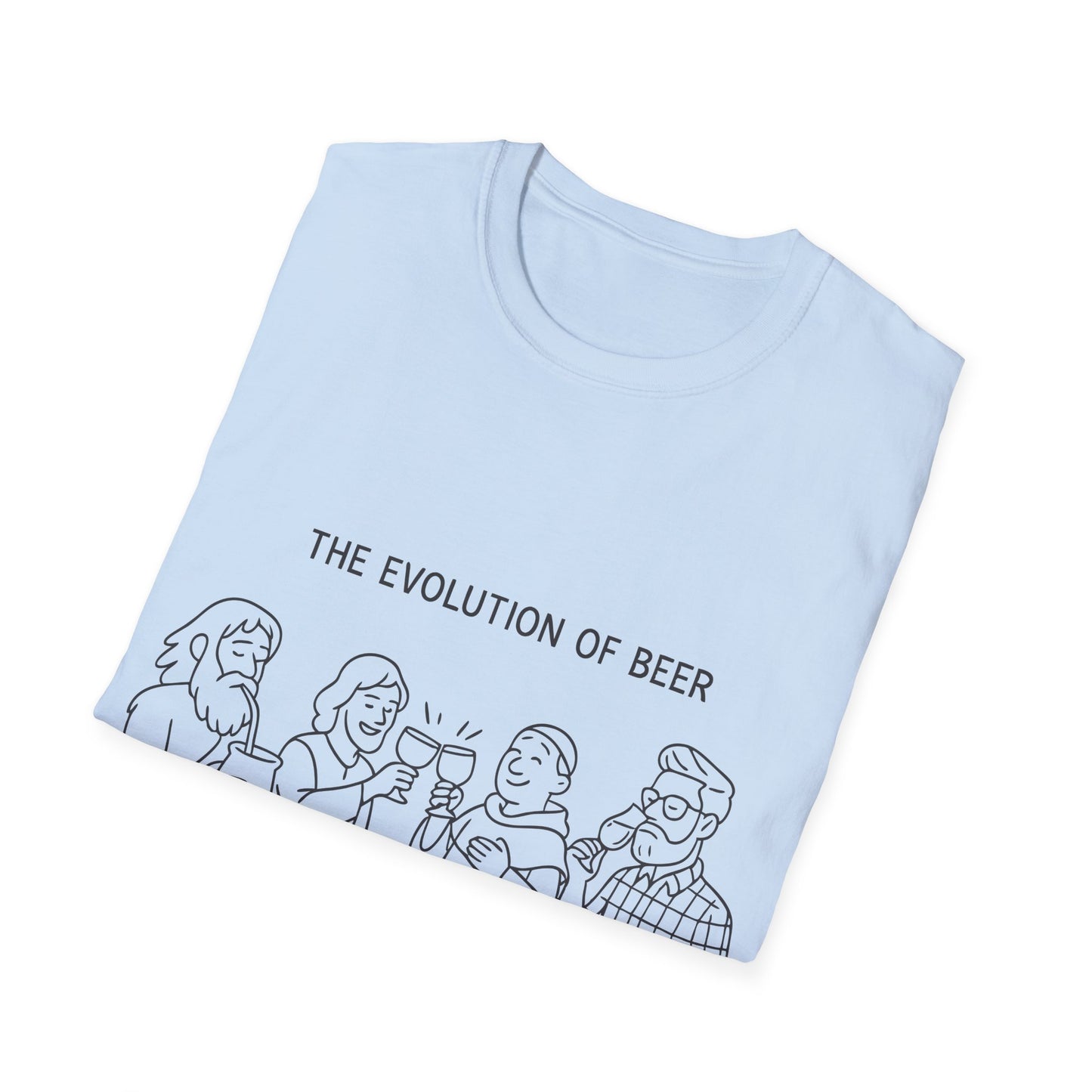 Unisex Softstyle T-Shirt - The evolution of beer