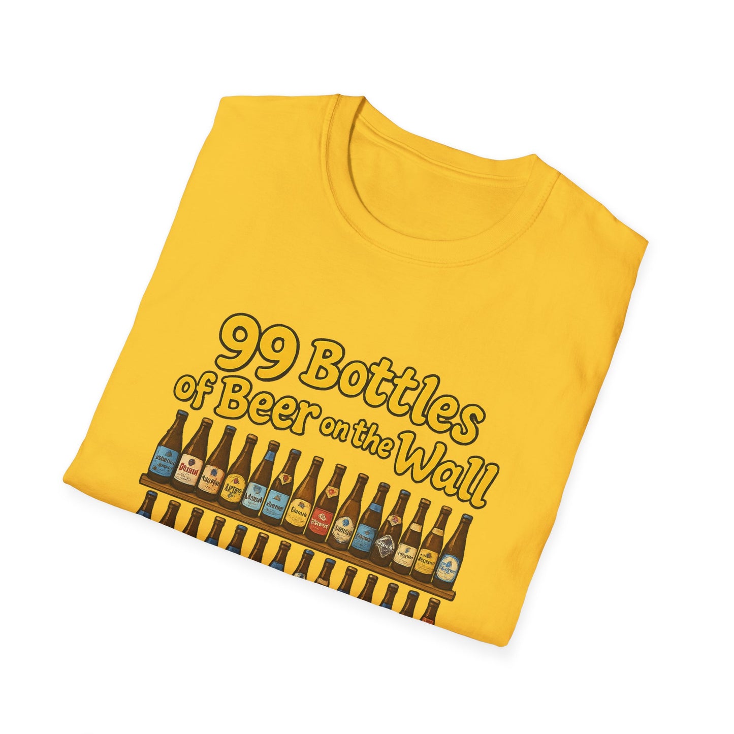 Unisex Soft-style T-Shirt - "99 bottles of beer on the wall"