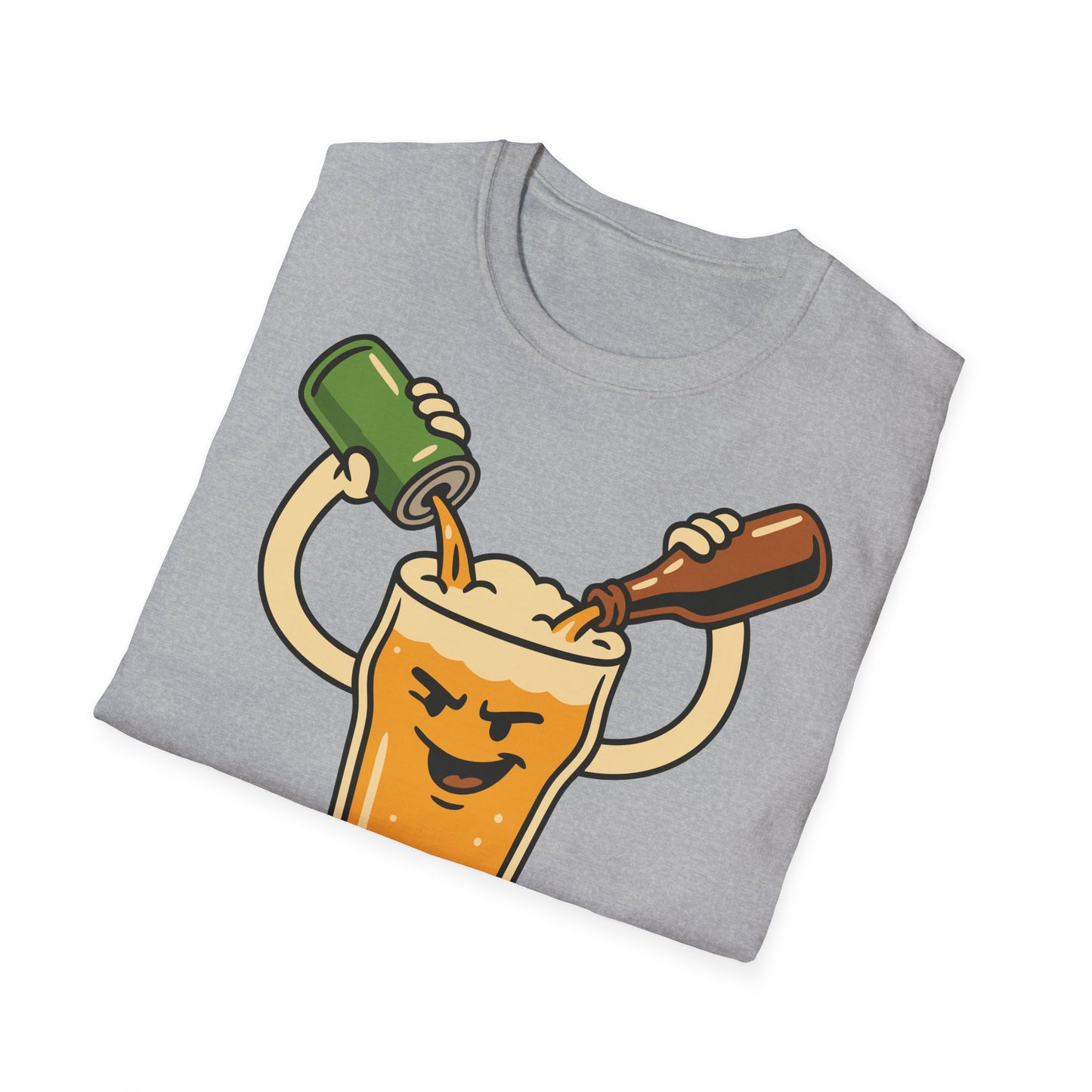 Unisex Soft-Style T-Shirt - Bottle or Can?