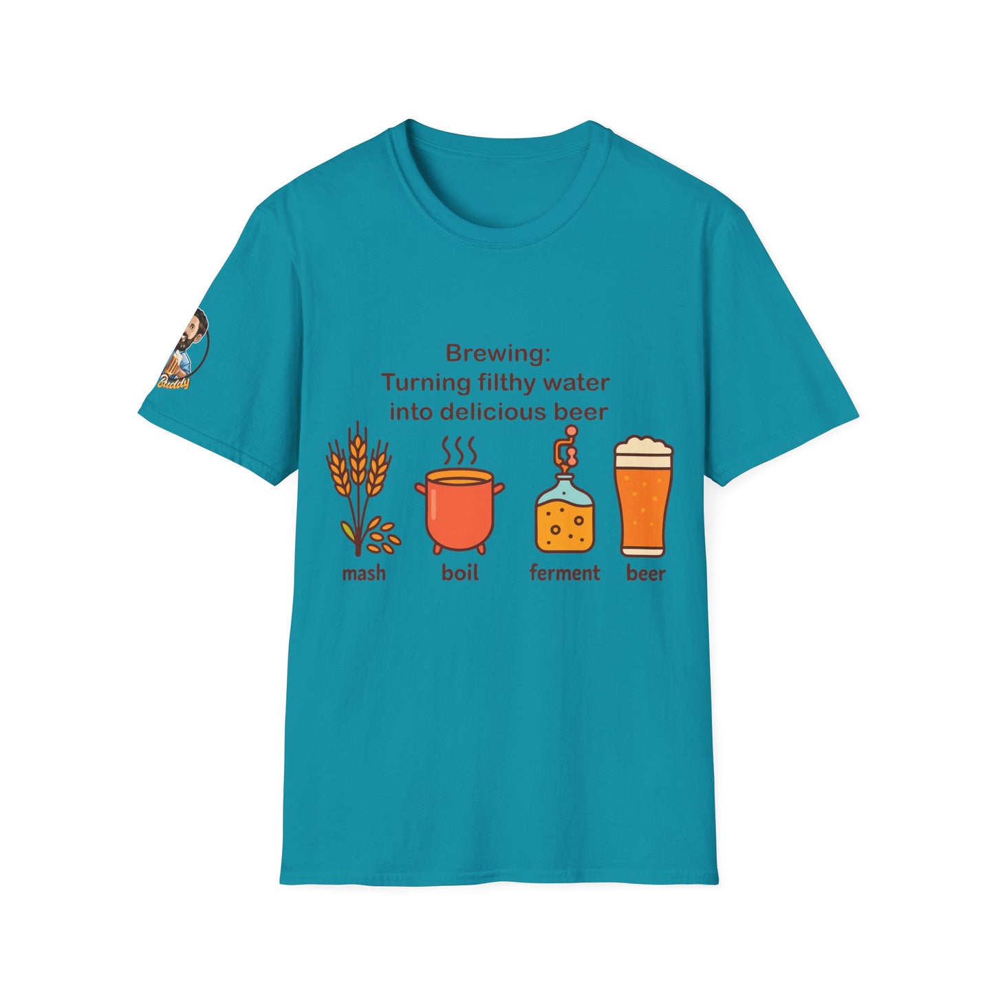 Unisex Softstyle T-Shirt – Brewing Process