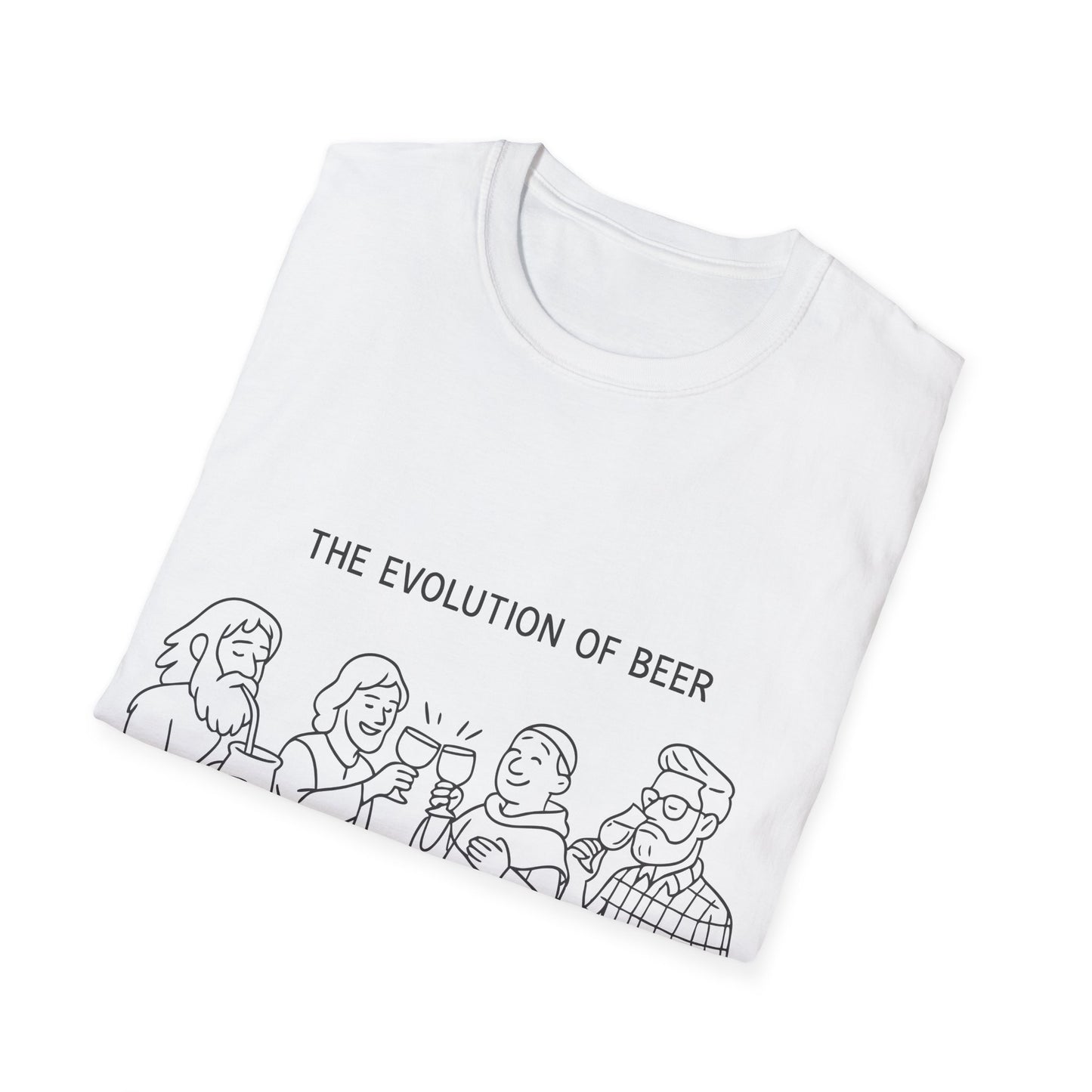 Unisex Softstyle T-Shirt - The evolution of beer
