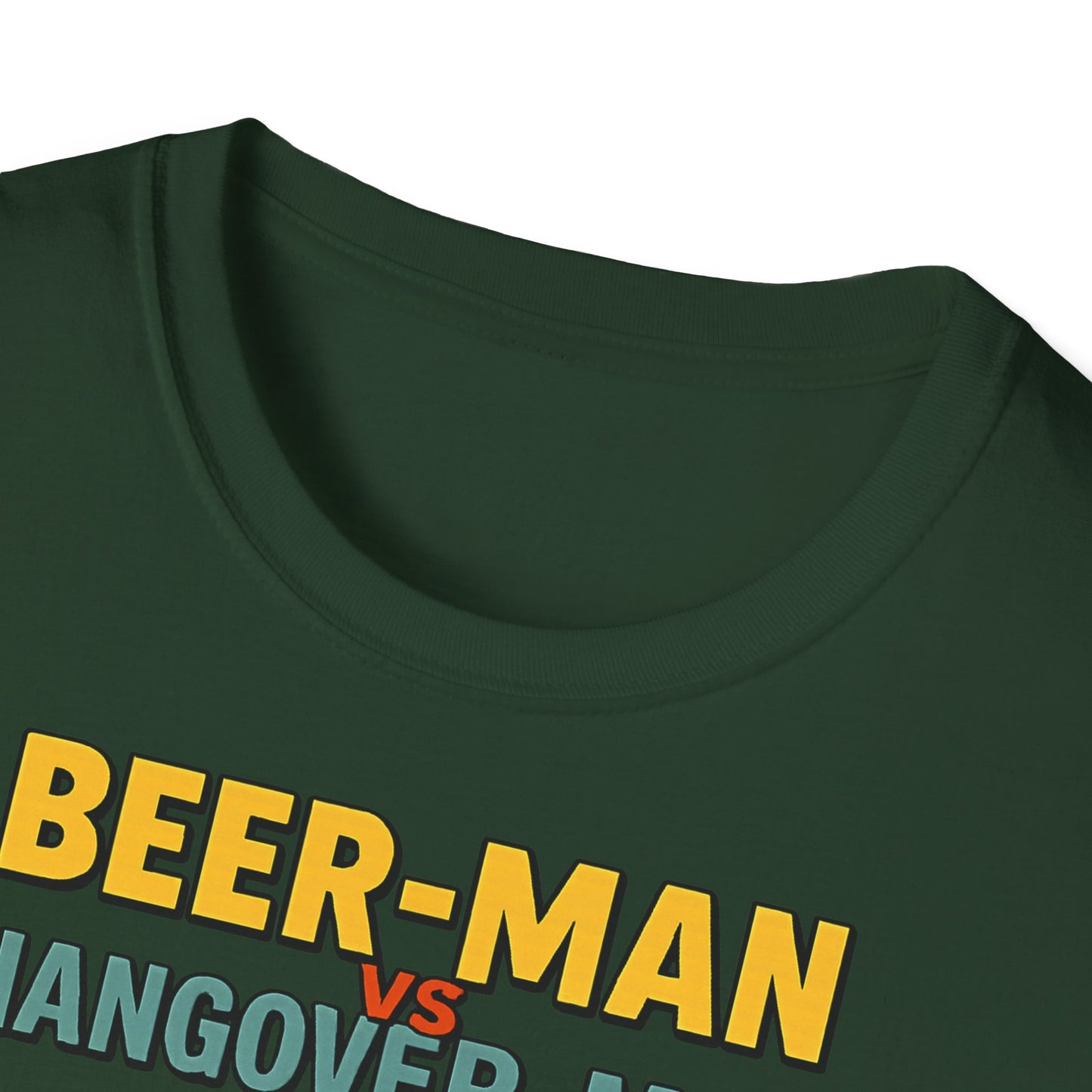 Unisex Softstyle T-Shirt - Beer-Man vs Hangover Man