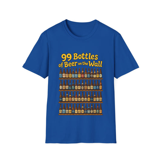 Unisex Soft-style T-Shirt - "99 bottles of beer on the wall"