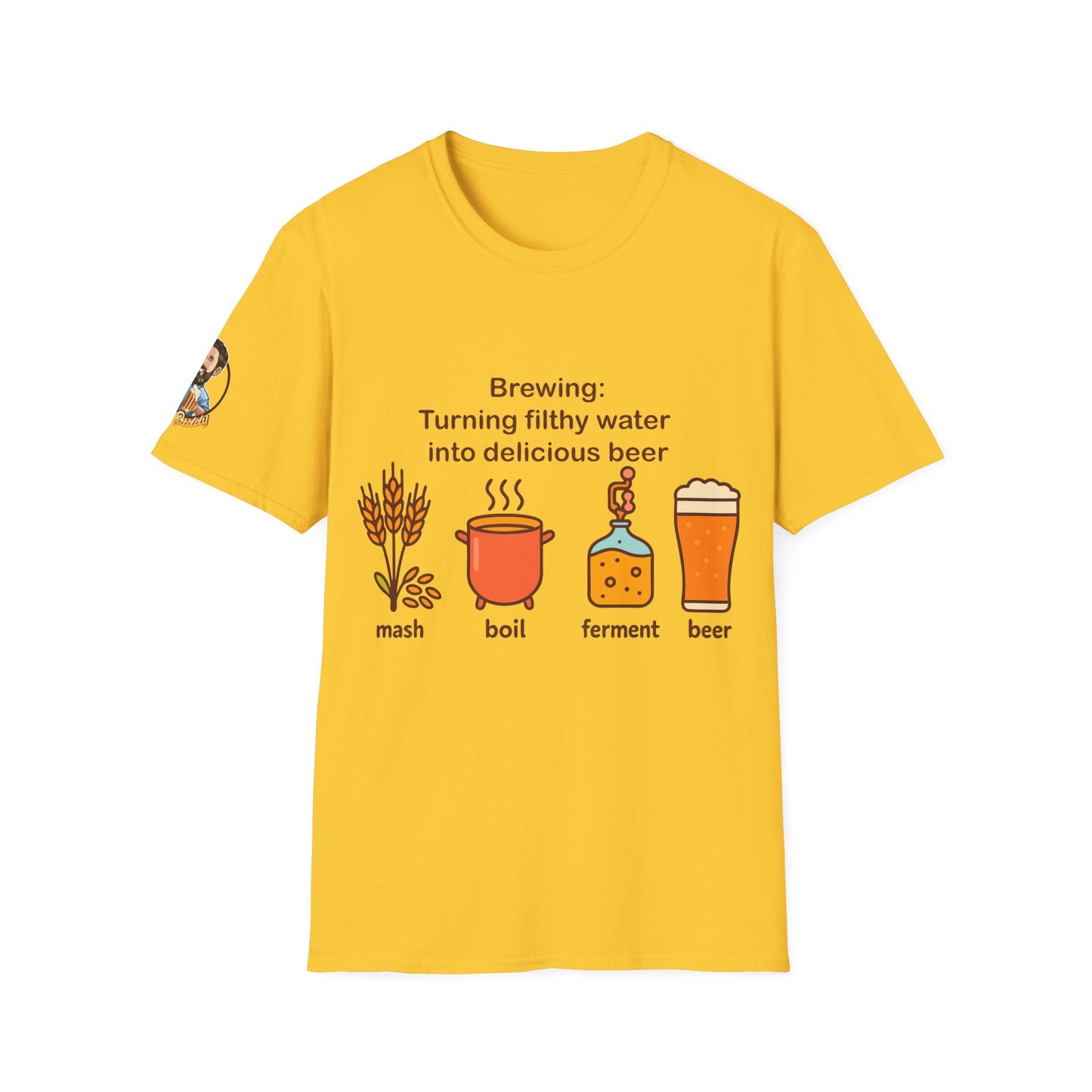 Unisex Softstyle T-Shirt – Brewing Process