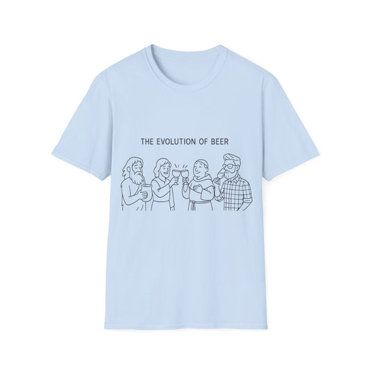 Unisex Softstyle T-Shirt - The evolution of beer