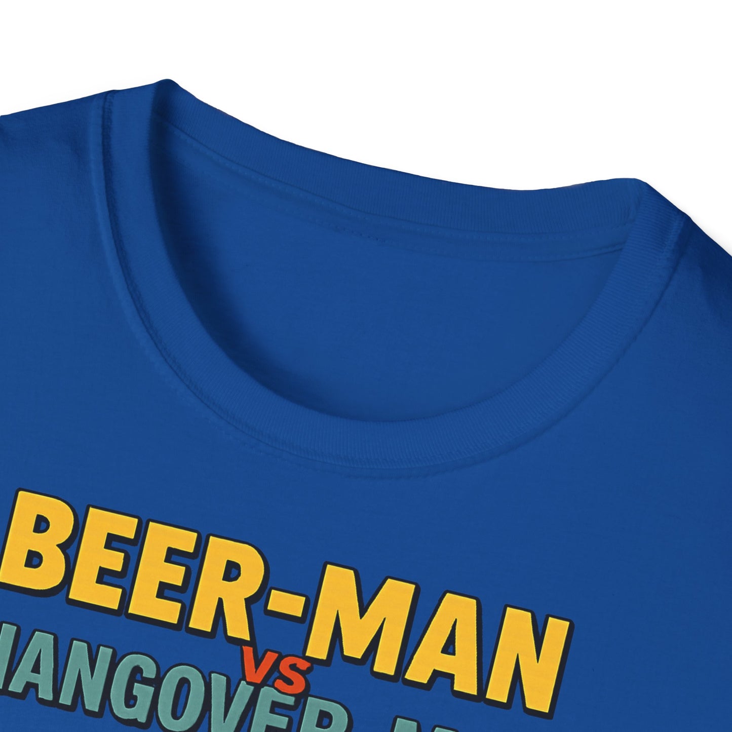 Unisex Softstyle T-Shirt - Beer-Man vs Hangover Man