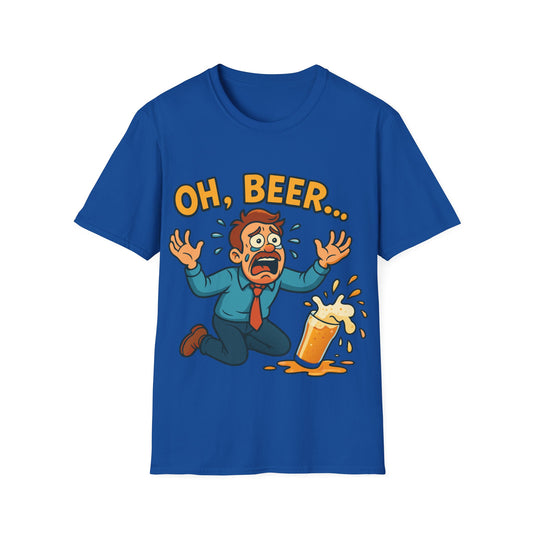 Unisex Softstyle T-Shirt - "Oh, beer..."