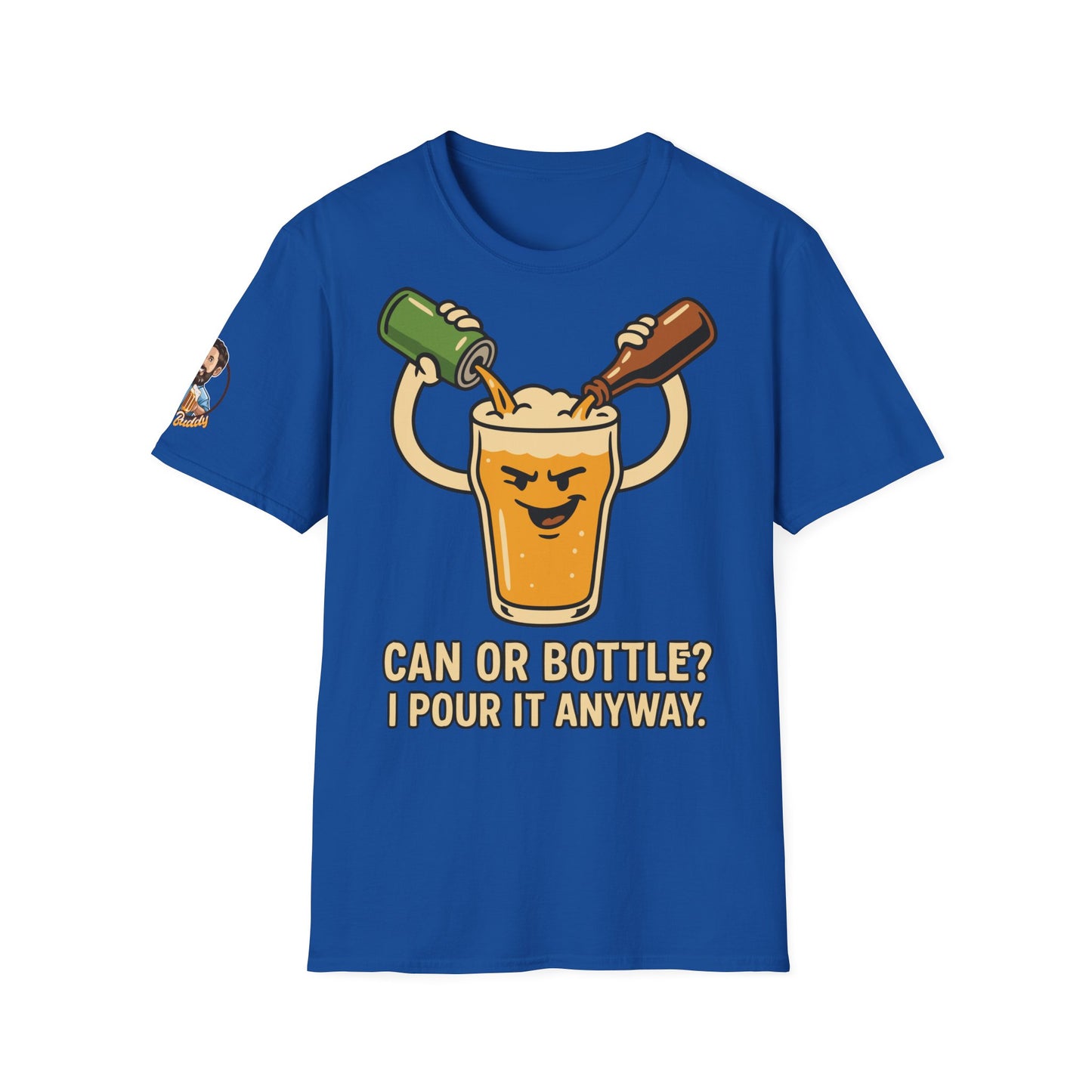 Unisex Soft-Style T-Shirt - Bottle or Can?