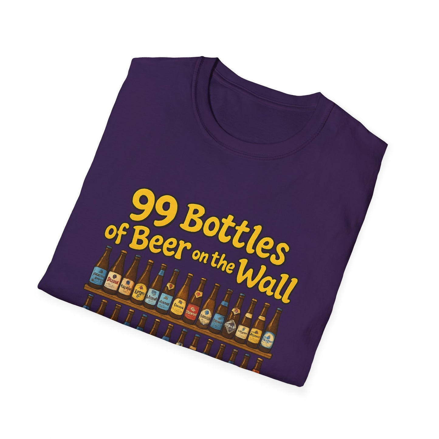 Unisex Soft-style T-Shirt - "99 bottles of beer on the wall"