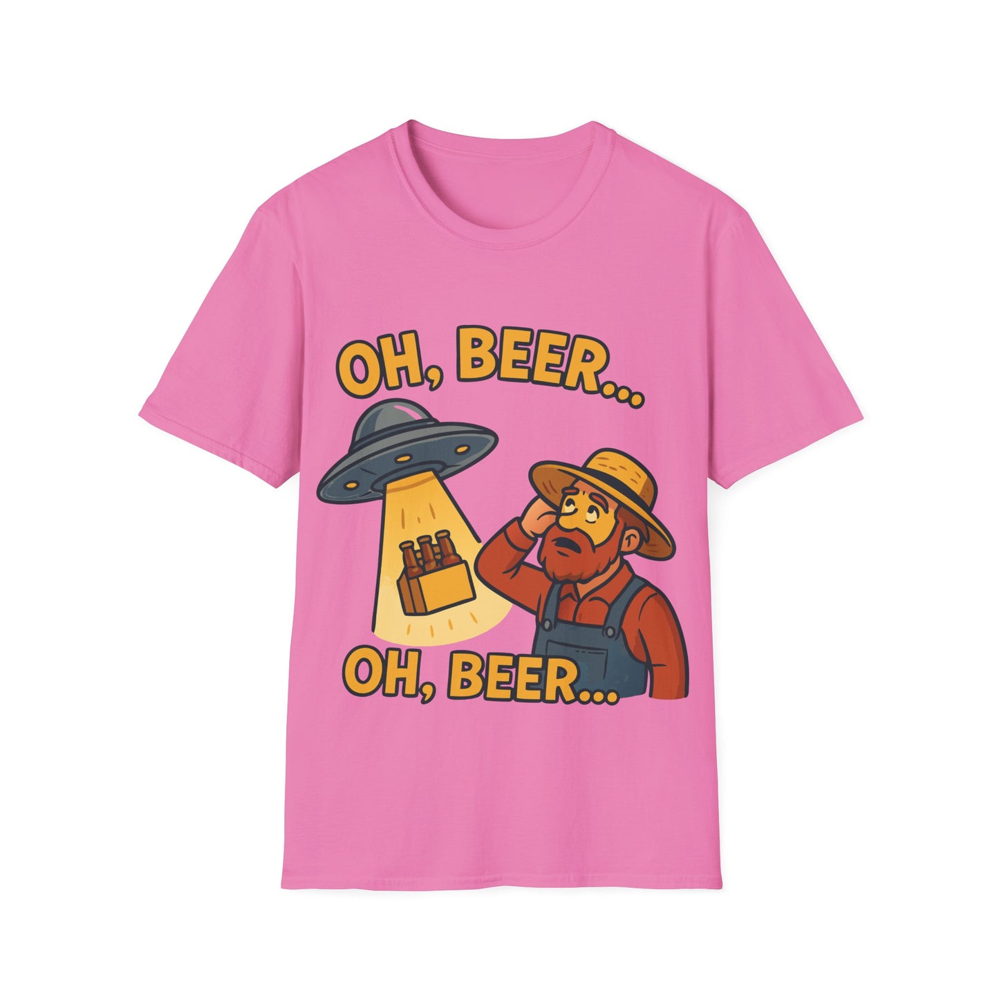 Unisex soft-style T-Shirt - "Oh, Beer... Oh beer..."