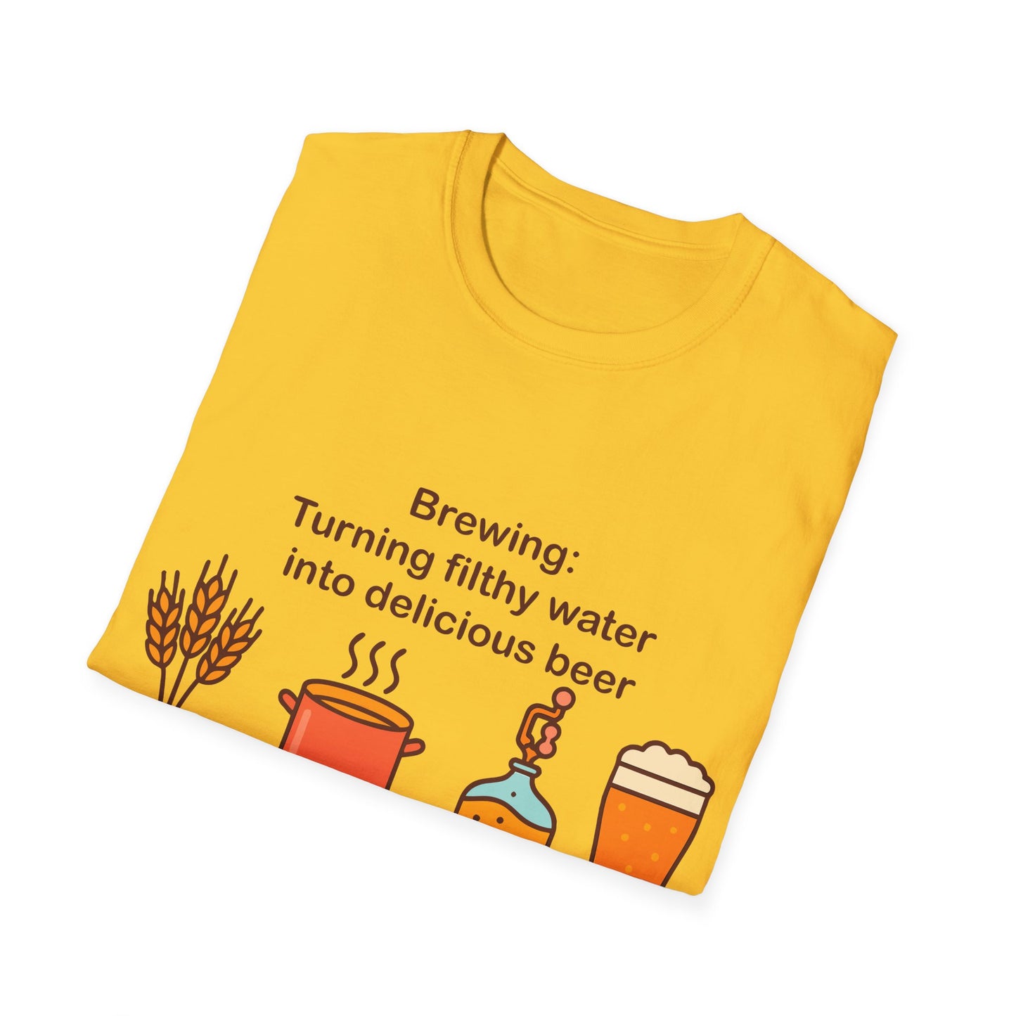 Unisex Softstyle T-Shirt – Brewing Process