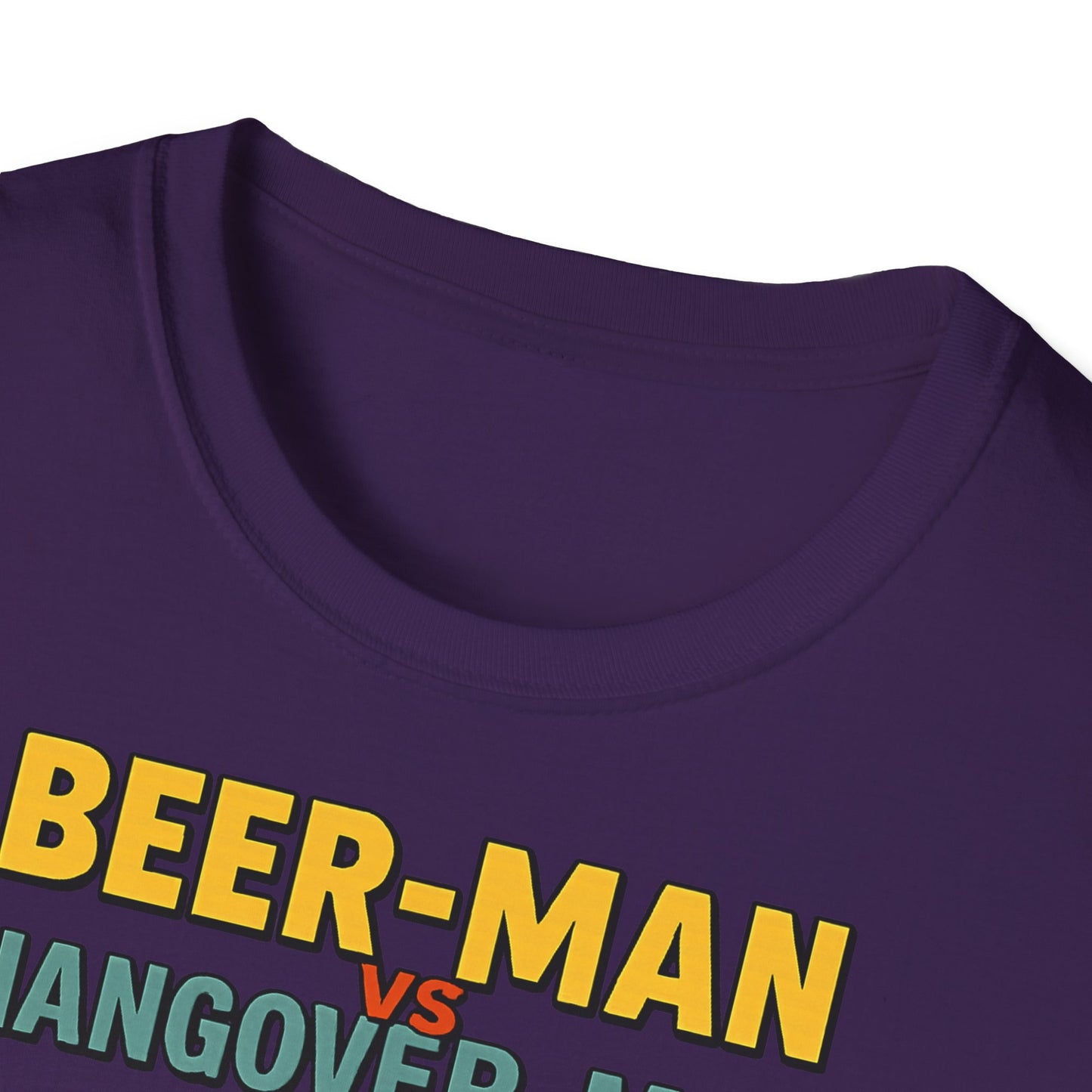 Unisex Softstyle T-Shirt - Beer-Man vs Hangover Man