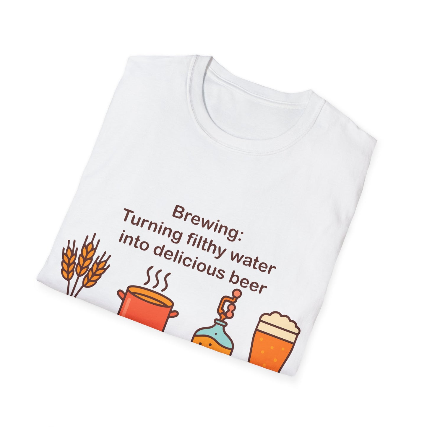 Unisex Softstyle T-Shirt – Brewing Process