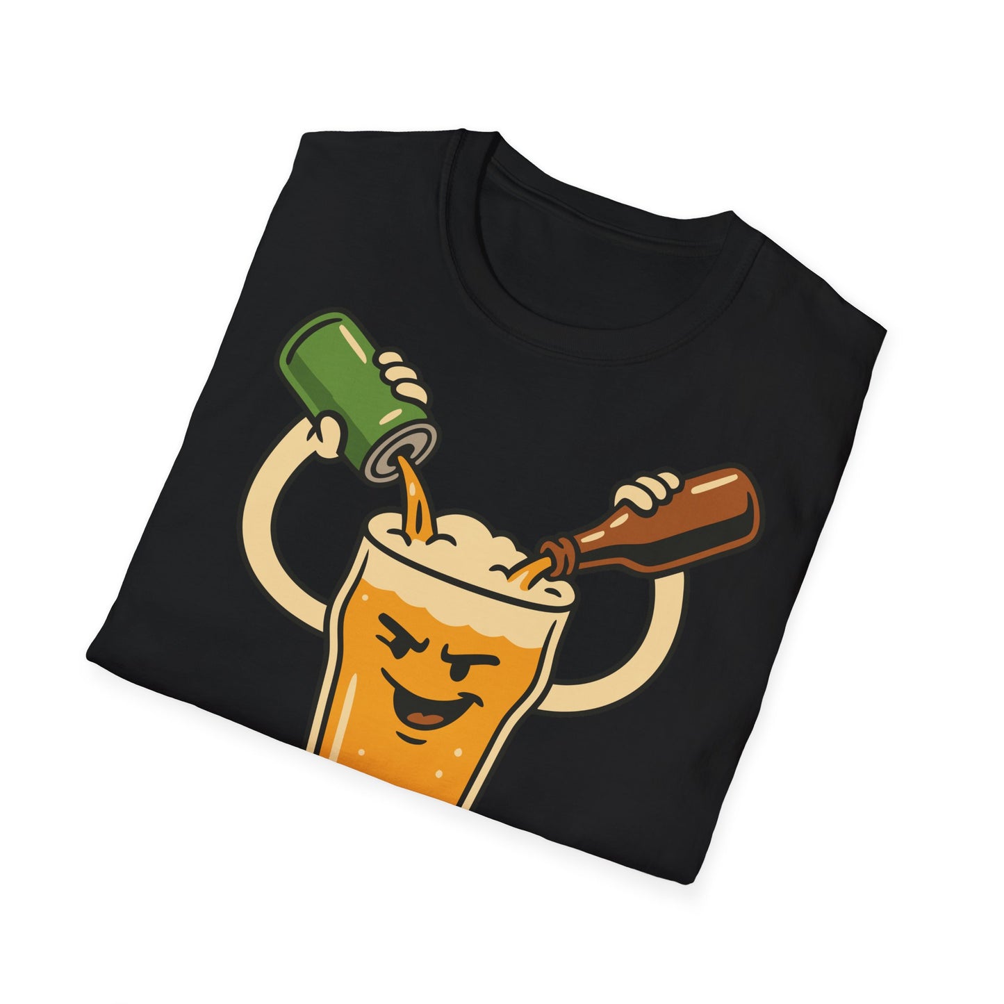 Unisex Soft-Style T-Shirt - Bottle or Can?