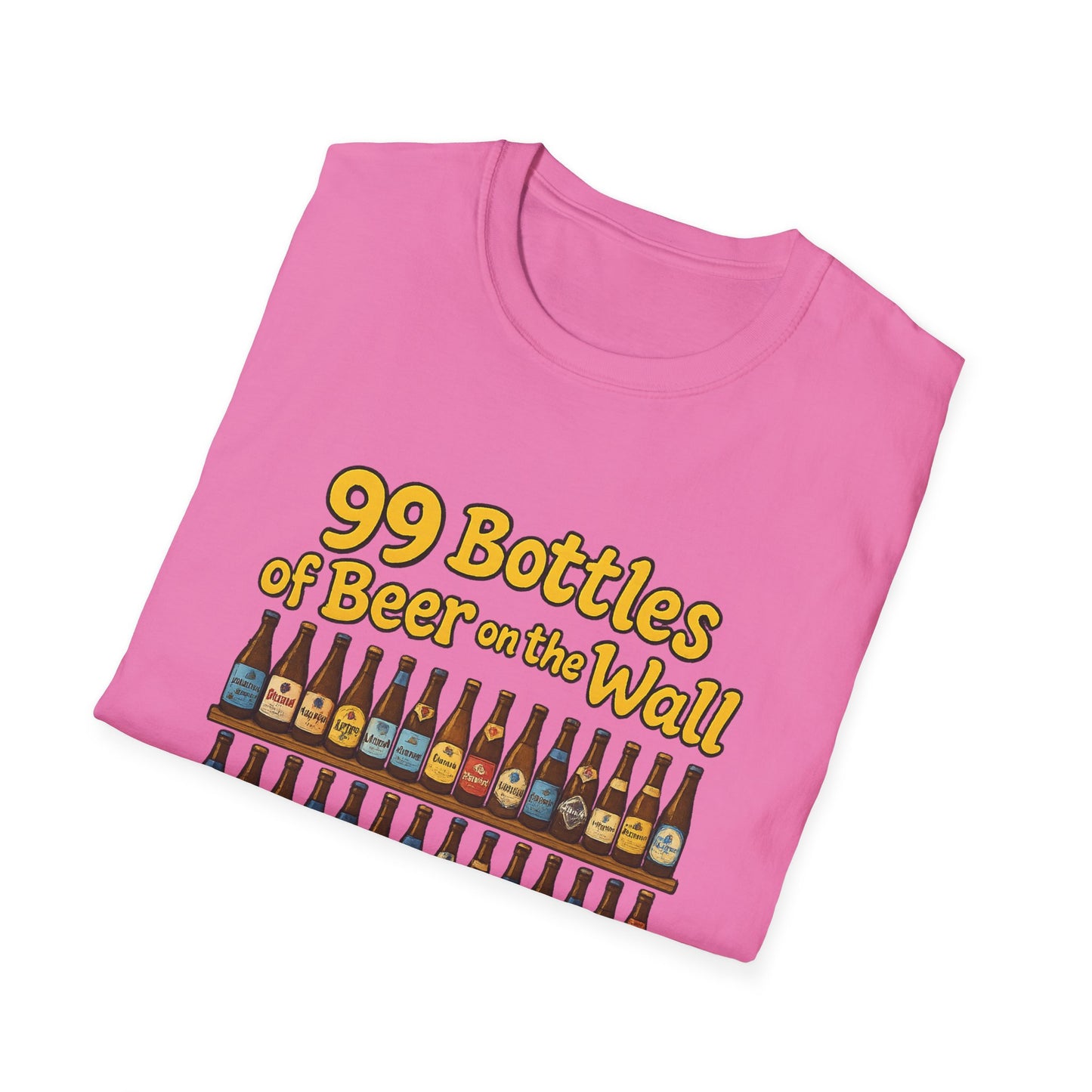 Unisex Soft-style T-Shirt - "99 bottles of beer on the wall"