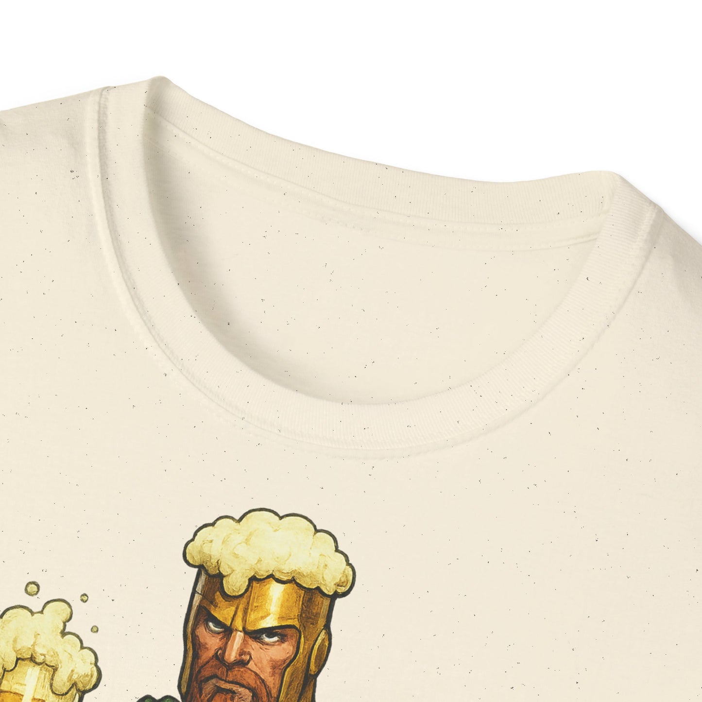 Unisex Softstyle T-Shirt - Beer-Man Superhero