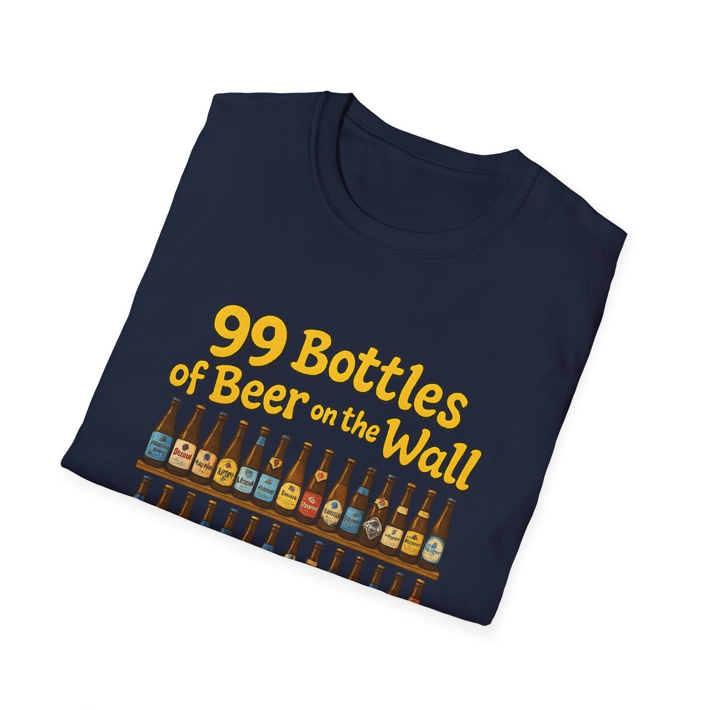 Unisex Soft-style T-Shirt - "99 bottles of beer on the wall"