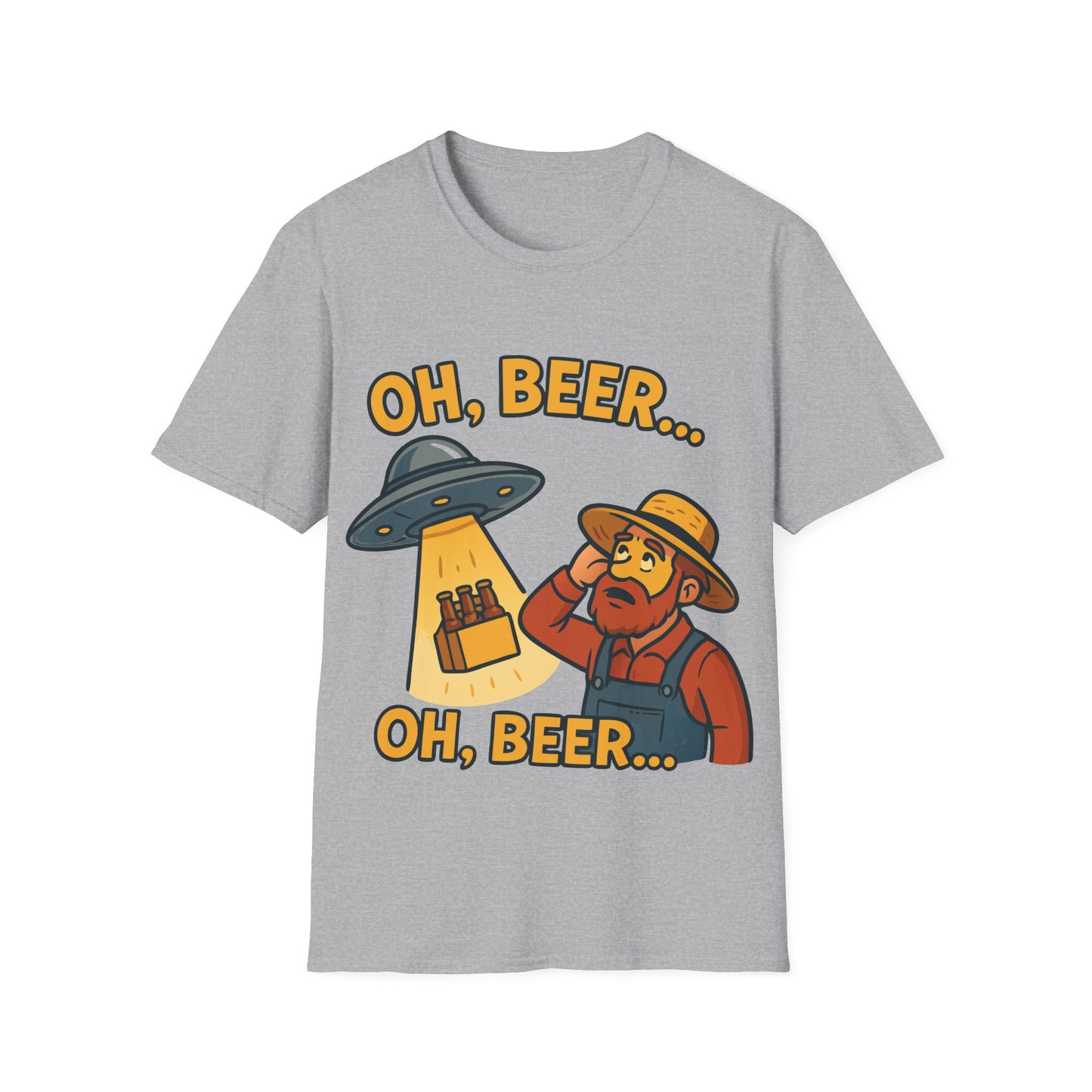 Unisex soft-style T-Shirt - "Oh, Beer... Oh beer..."