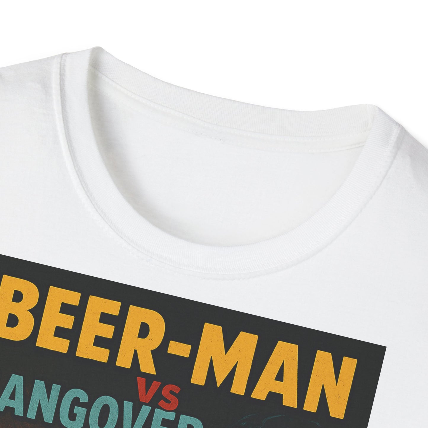 Unisex Softstyle T-Shirt - Beer-Man vs Hang-Over Man