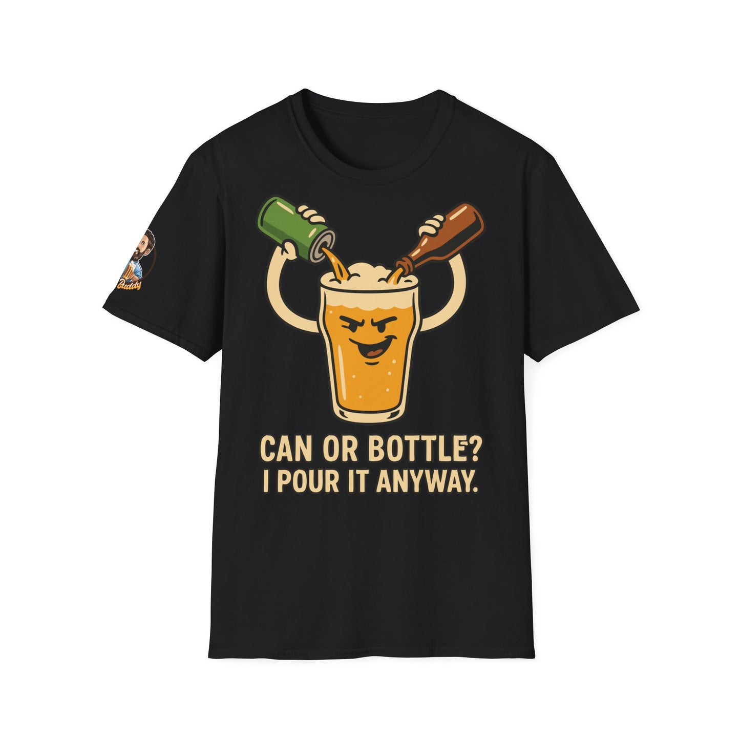 Unisex Soft-Style T-Shirt - Bottle or Can?