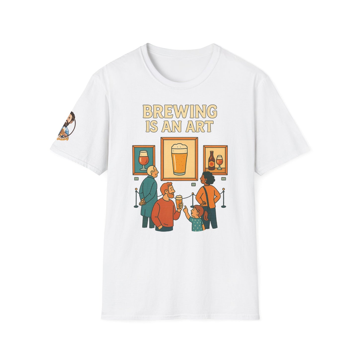 Unisex Softstyle T-Shirt - Brewing is an art