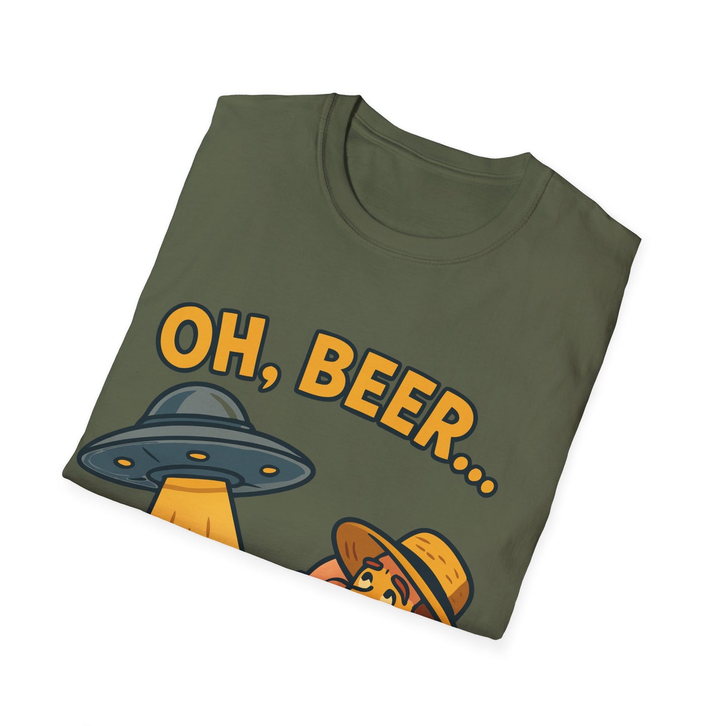 Unisex soft-style T-Shirt - "Oh, Beer... Oh beer..."