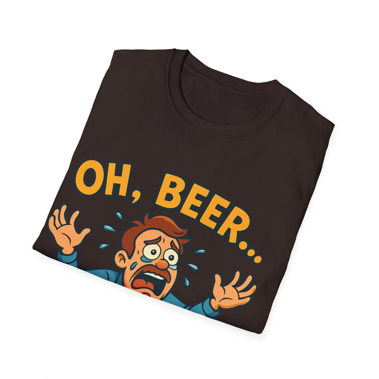 Unisex Softstyle T-Shirt - "Oh, beer..."