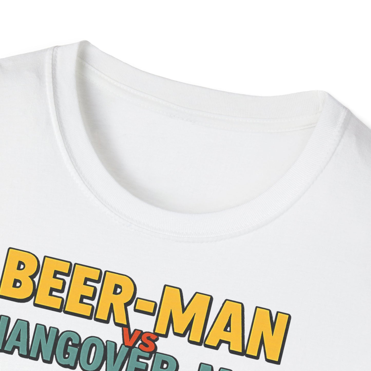 Unisex Softstyle T-Shirt - Beer-Man vs Hangover Man