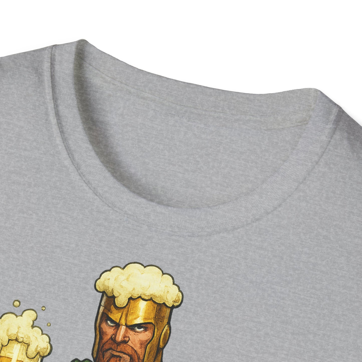 Unisex Softstyle T-Shirt - Beer-Man Superhero