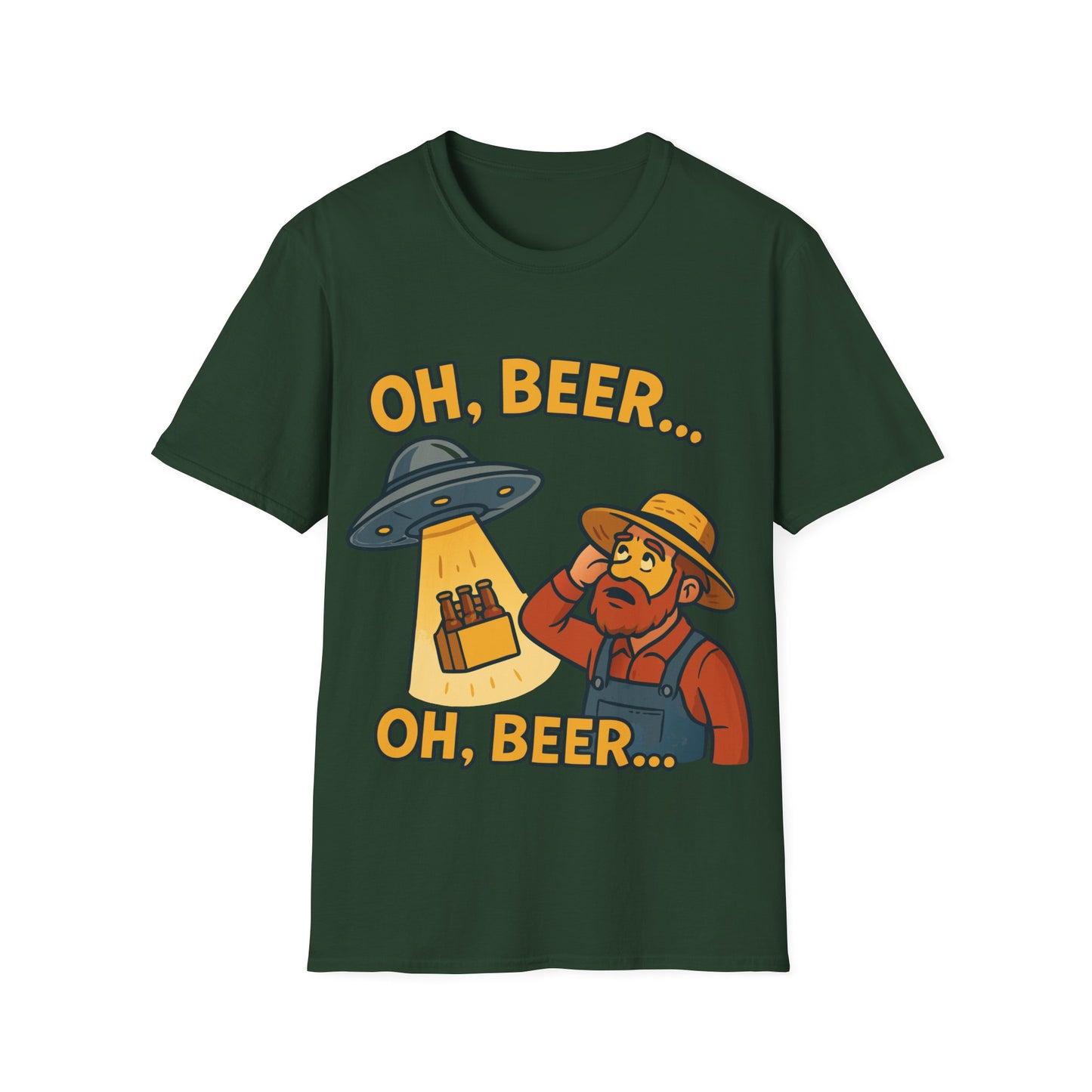 Unisex soft-style T-Shirt - "Oh, Beer... Oh beer..."