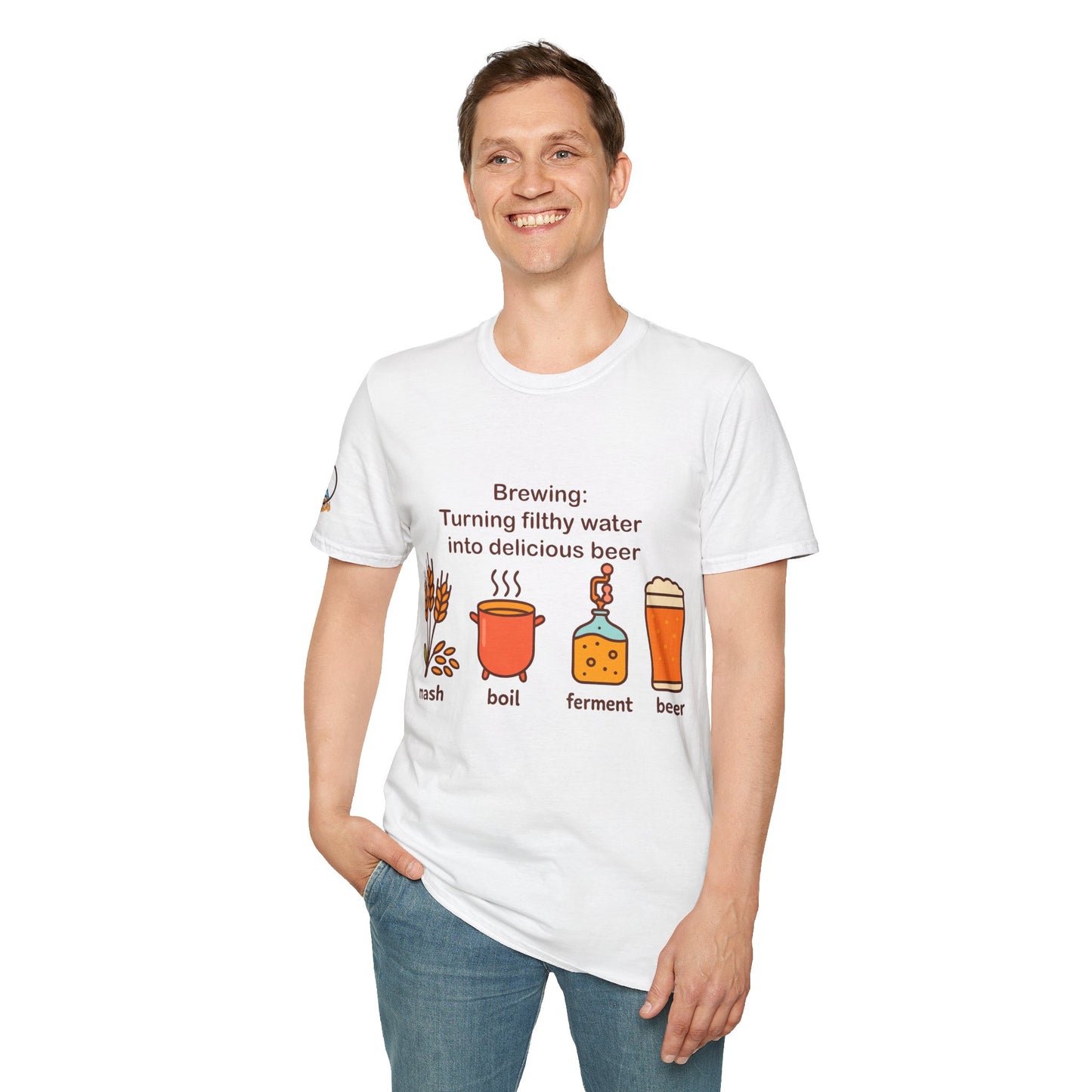 Unisex Softstyle T-Shirt – Brewing Process