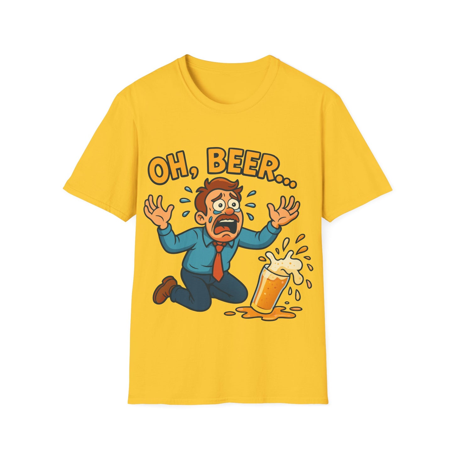 Unisex Softstyle T-Shirt - "Oh, beer..."