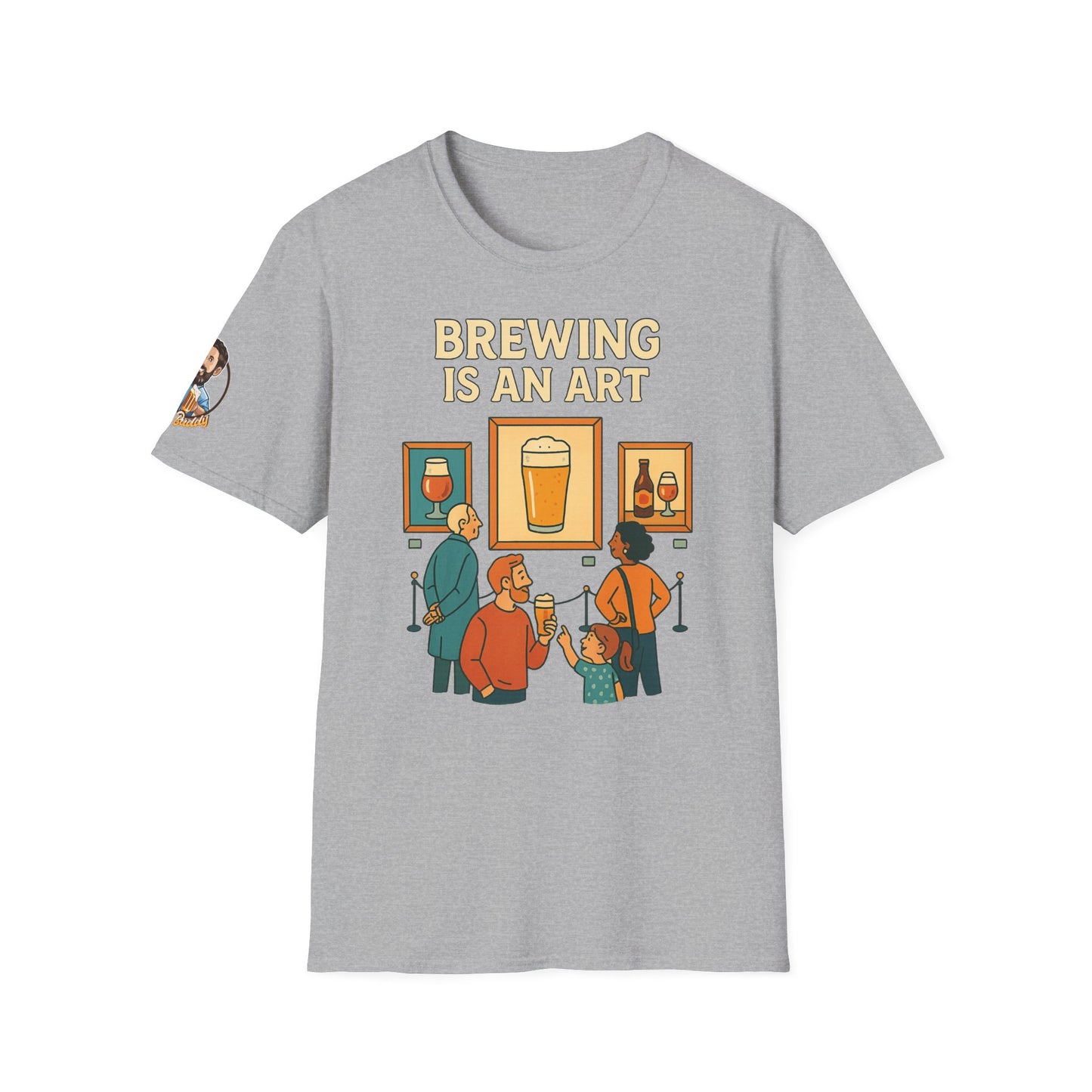 Unisex Softstyle T-Shirt - Brewing is an art
