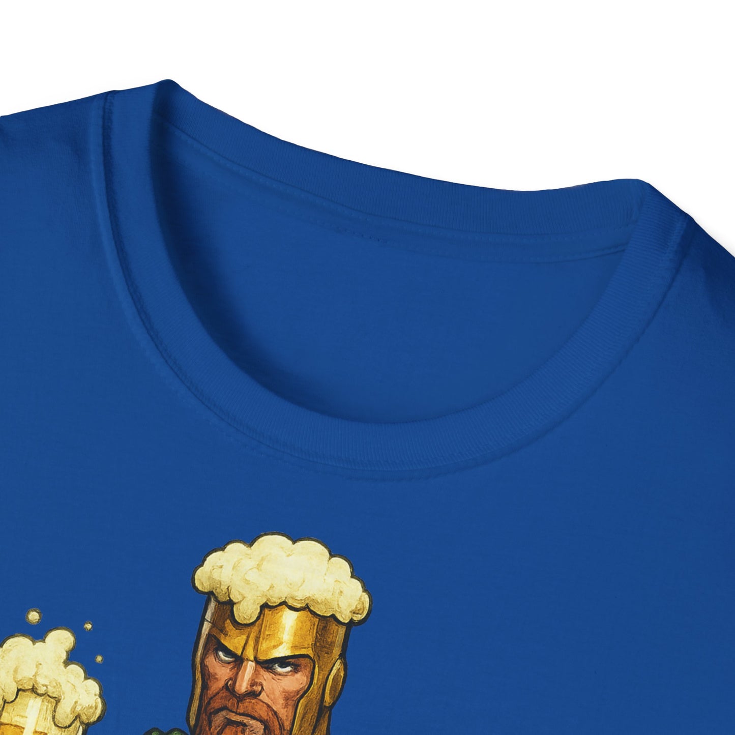 Unisex Softstyle T-Shirt - Beer-Man Superhero