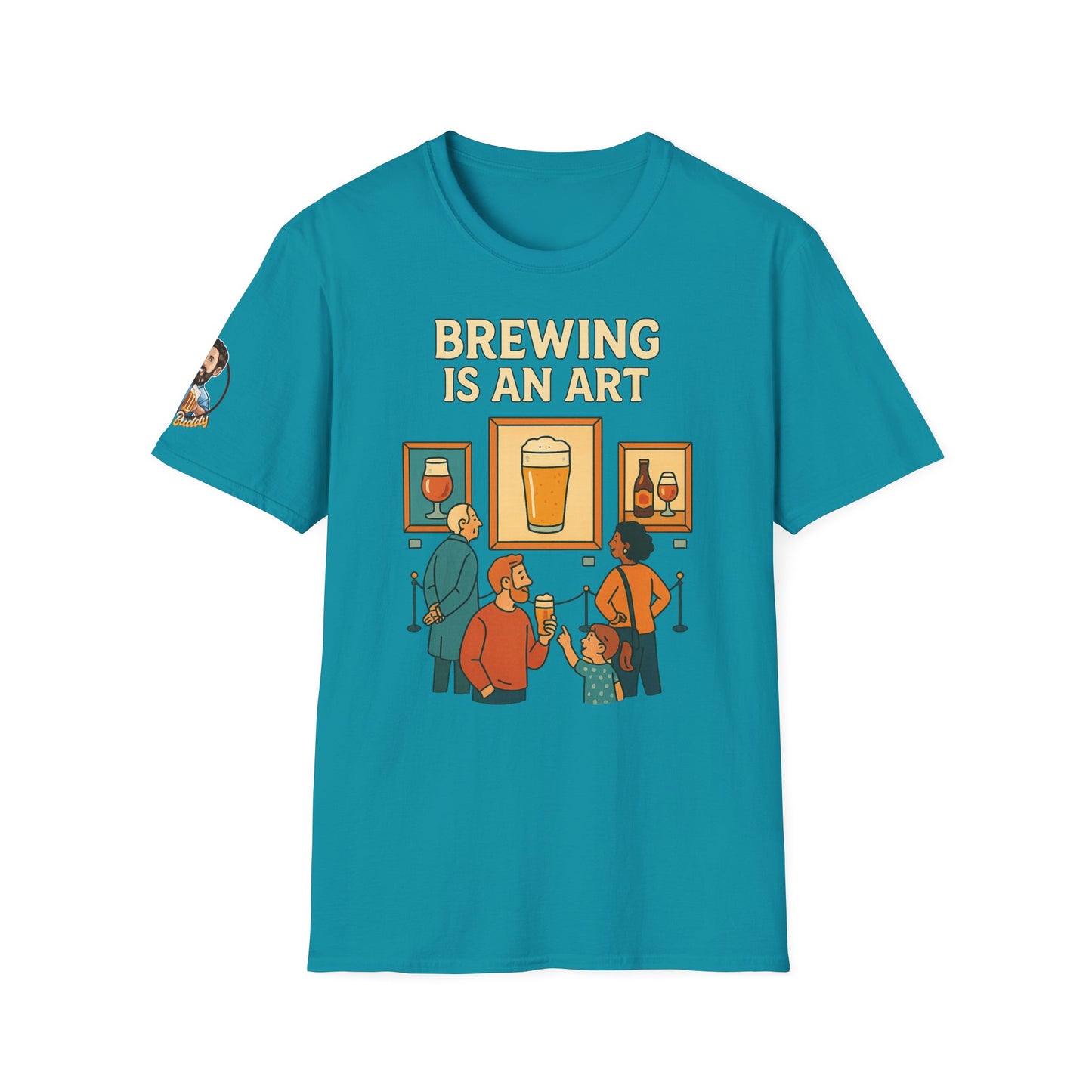 Unisex Softstyle T-Shirt - Brewing is an art
