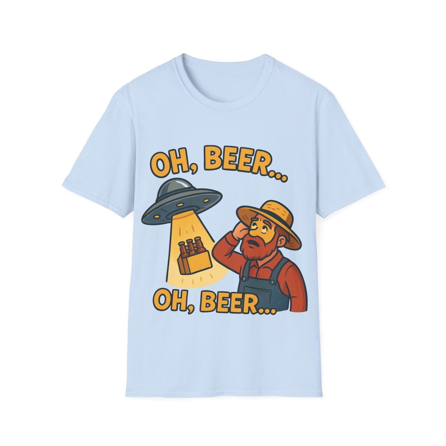 Unisex soft-style T-Shirt - "Oh, Beer... Oh beer..."