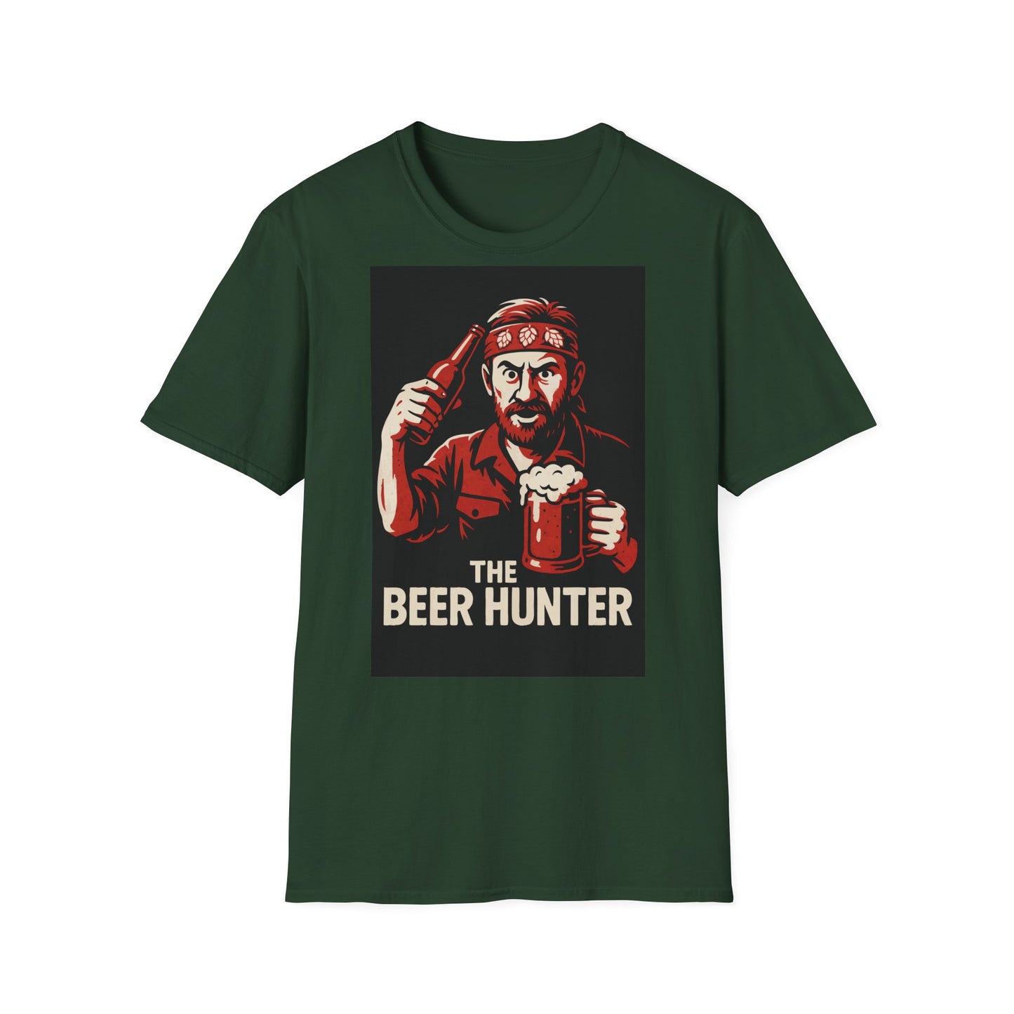 Unisex Soft-Style T-Shirt - The Beer Hunter
