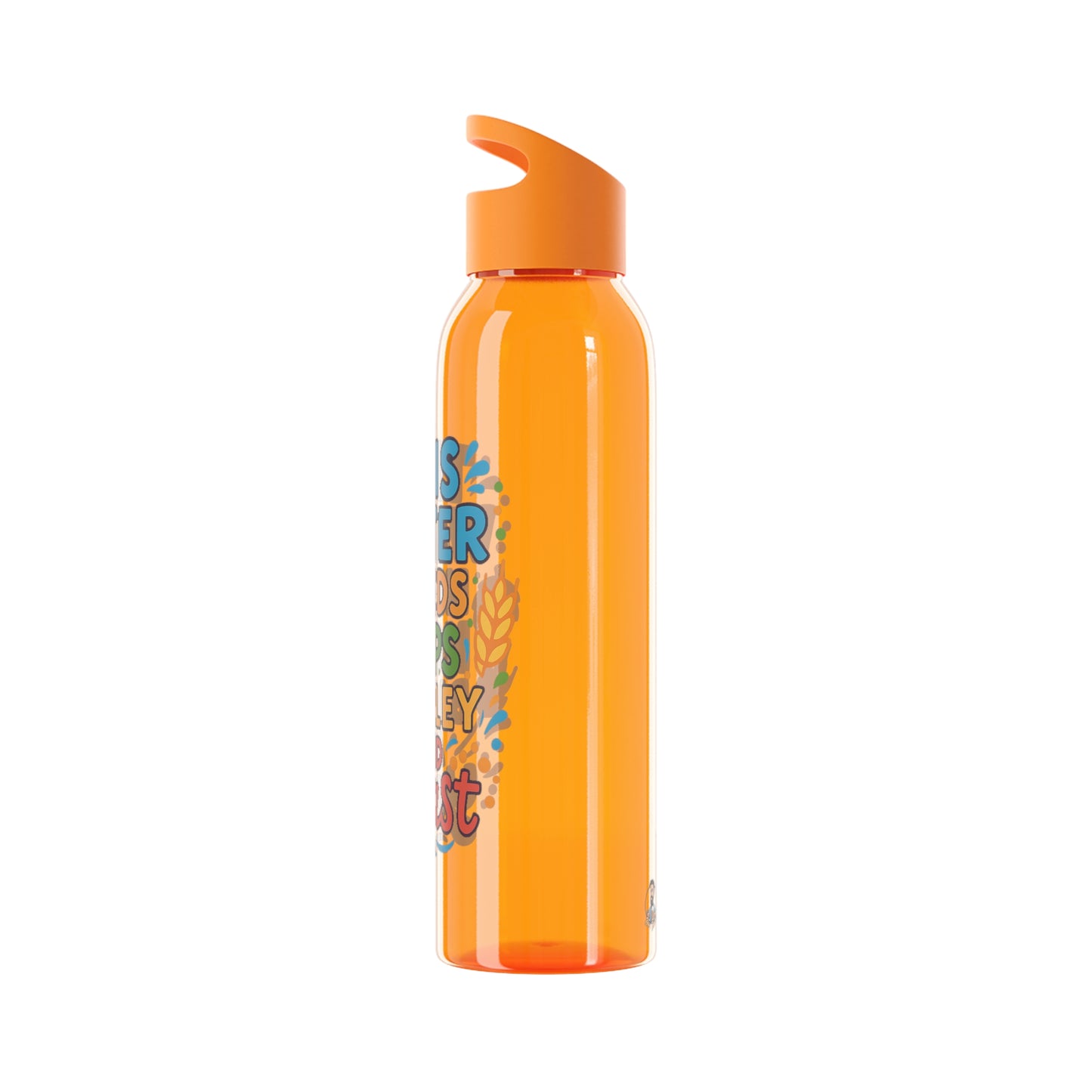 Waterfles voor bierliefhebbers (doorzichtig)