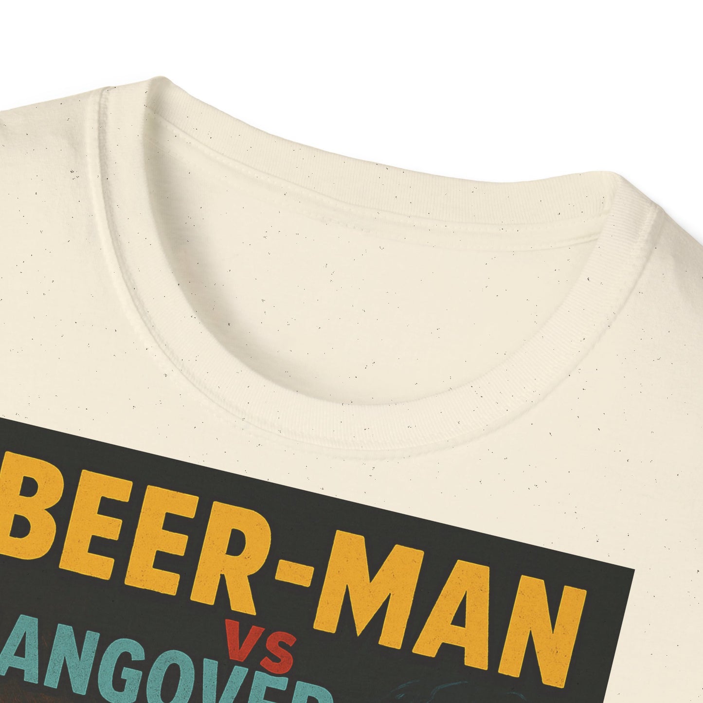 Unisex Softstyle T-Shirt - Beer-Man vs Hang-Over Man